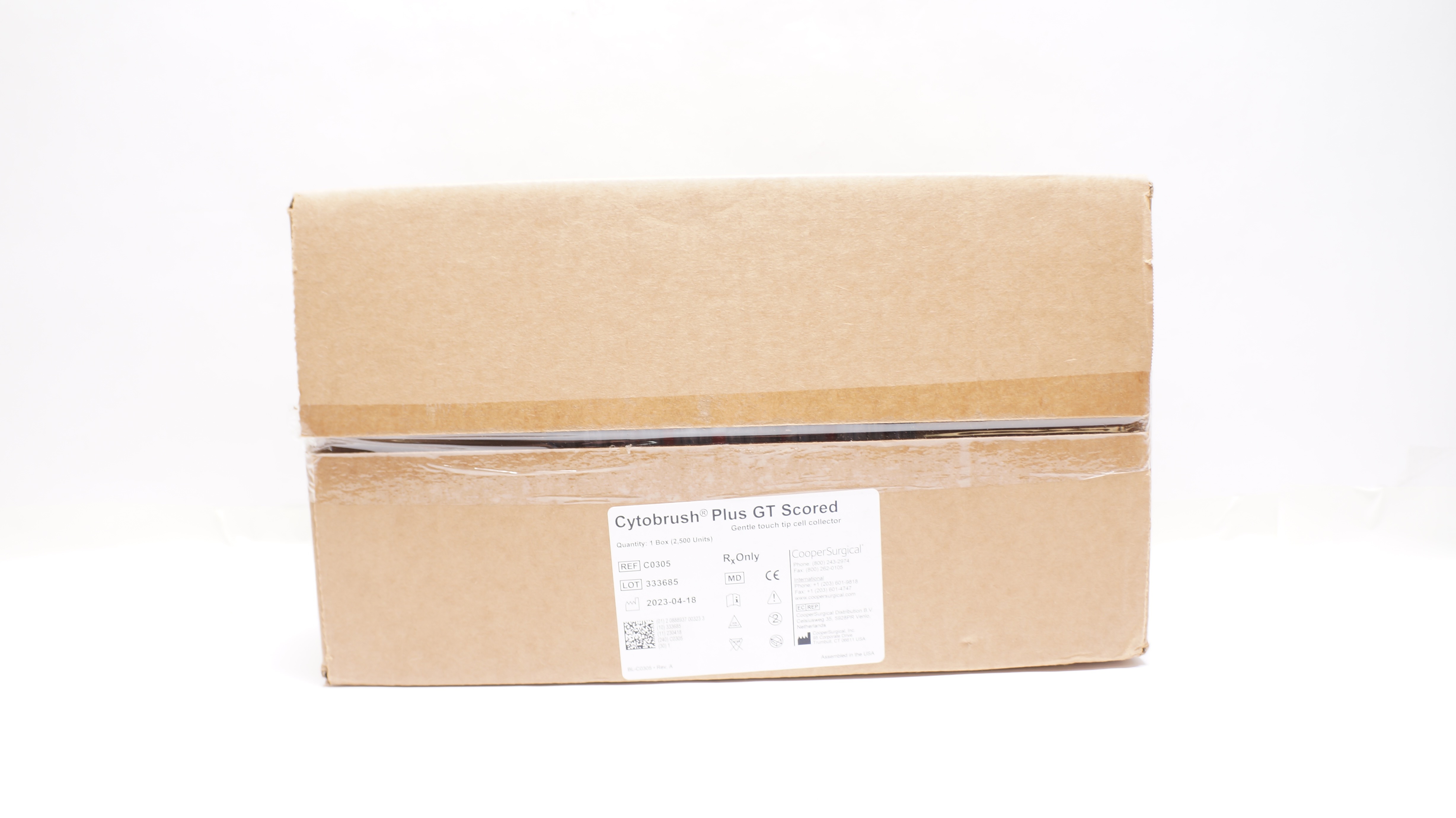 Cooper Surgical C0305 Medscand Cytobrush Plus-GT Scored - Box of 2500