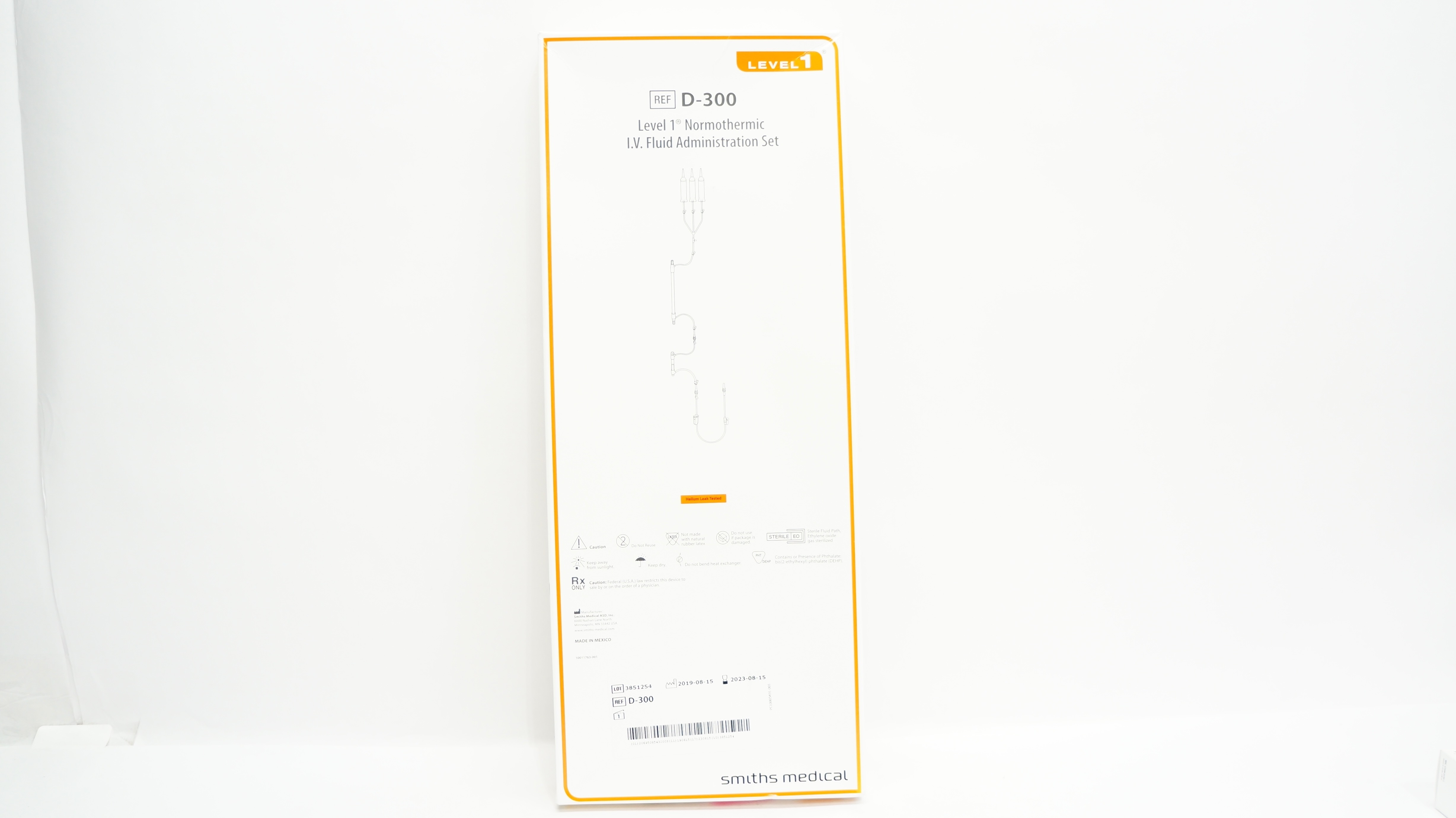 Smiths Medical D-300 Level 1 Normothermic IV Fluid Administration Set (x)