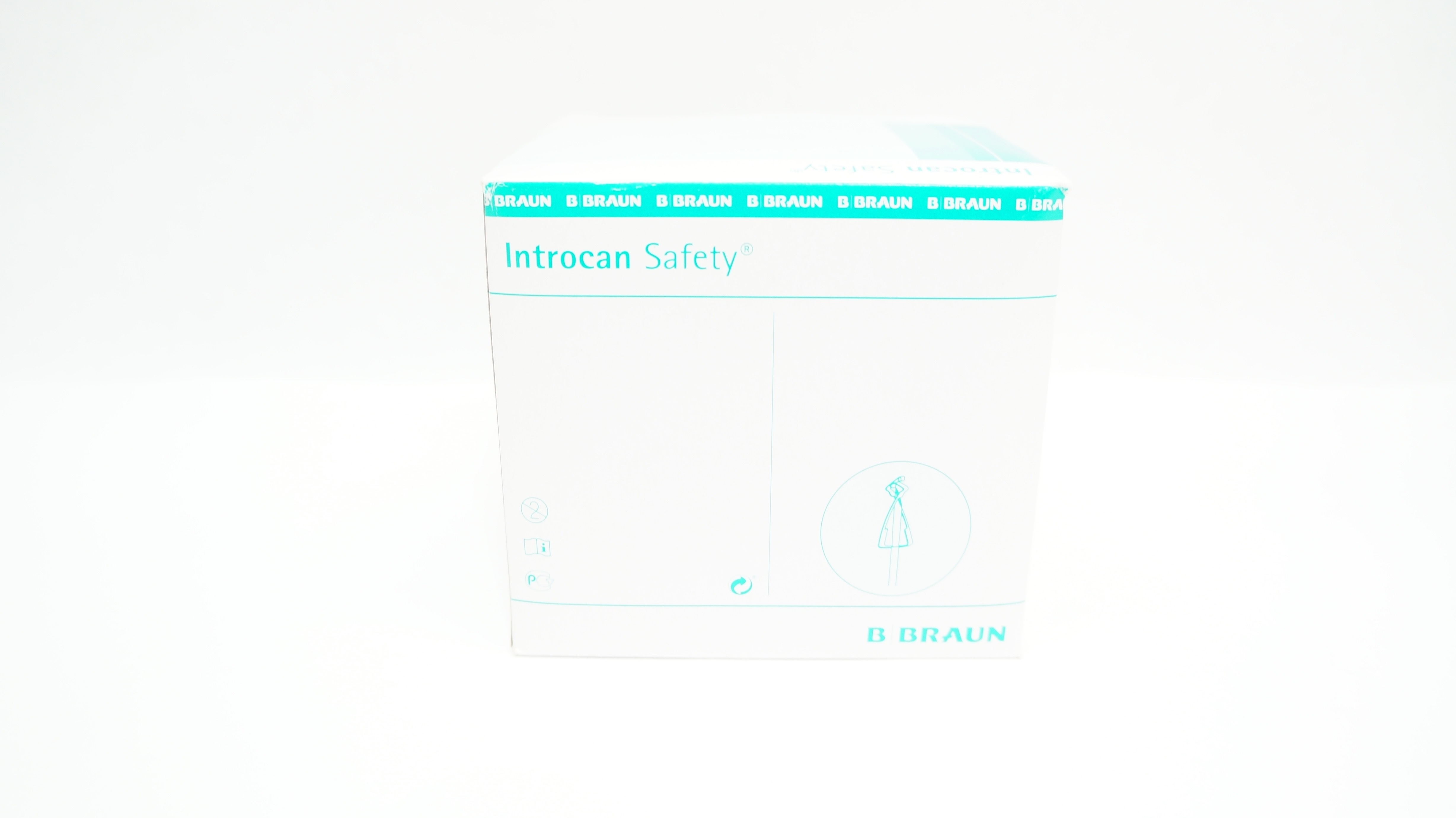 B.Braun 4252519-02 Safety IV Cath. 22G x 1inch x 35ml/min - Box of 50