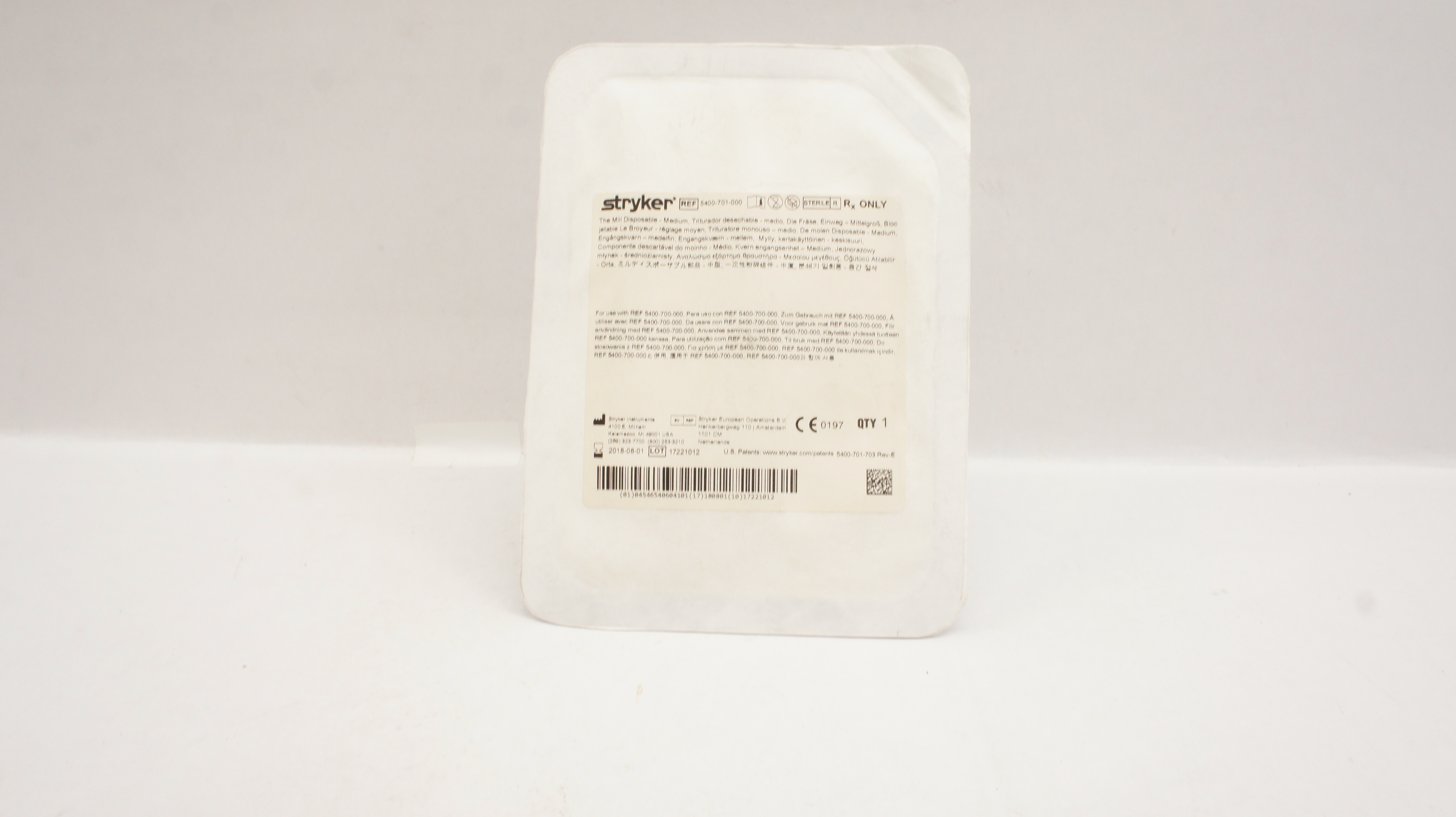 Stryker 5400-701-000 The Mill Disposable Medium (x)