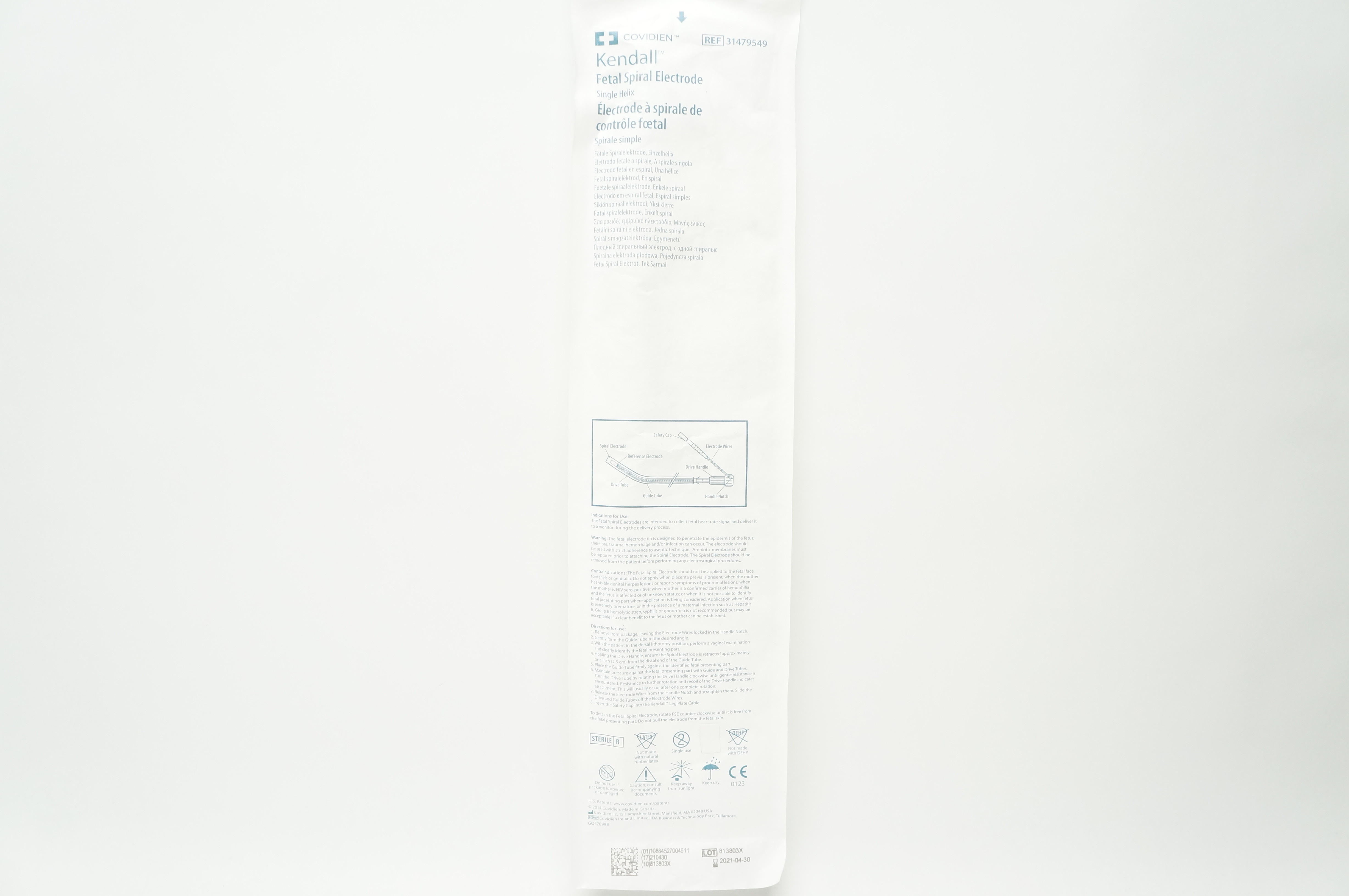 Covidien 31479549 Kendall Fetal Spiral Electrode (x)