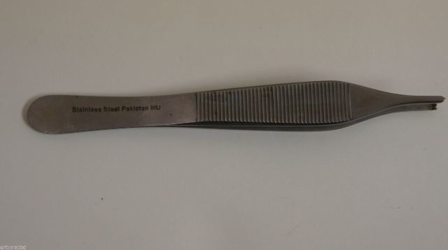 Merit 97-775 Adson Forcep 4-3/4"" 1x2 Teeth