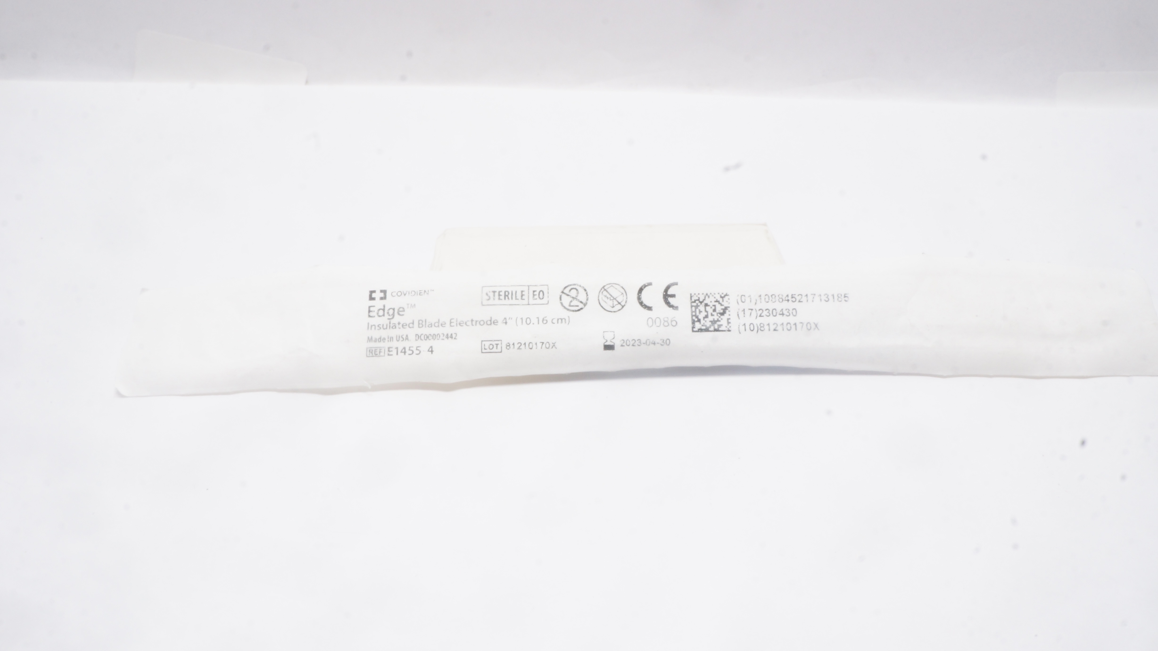 Covidien E1455-4 Edge Insulated Blade Electrode 4 inch (x)