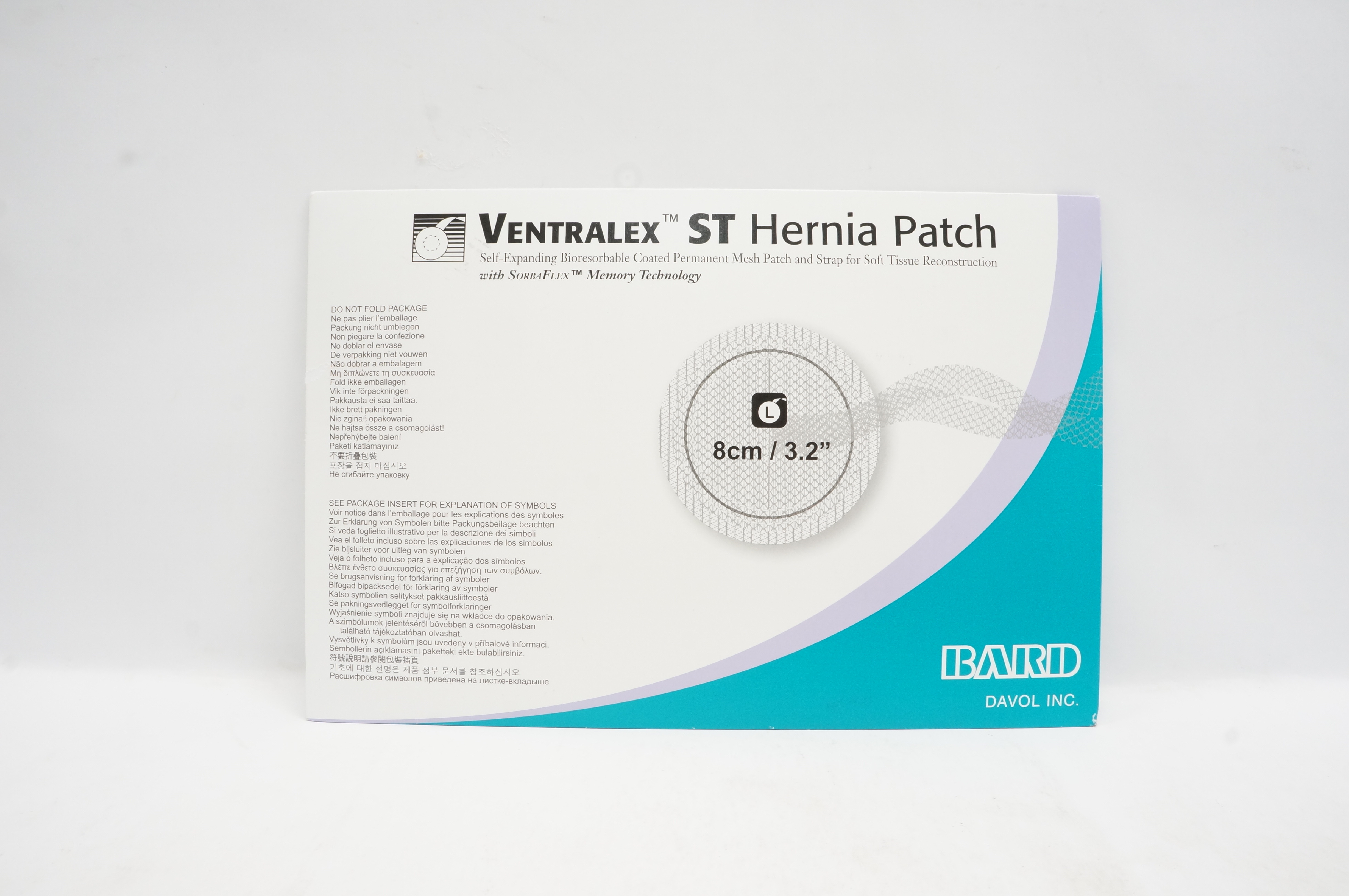 Bard 5950009 Davol Ventralex ST Hernia Patch Large Circle With Strap 3.2inch (x)