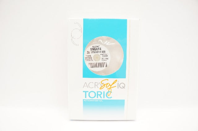 Alcon SN6AT4 ACRYSof IQ Toric Astigmatism IOL 22.5D 2.25D CYL 13.0mm x 6.0mm (x)