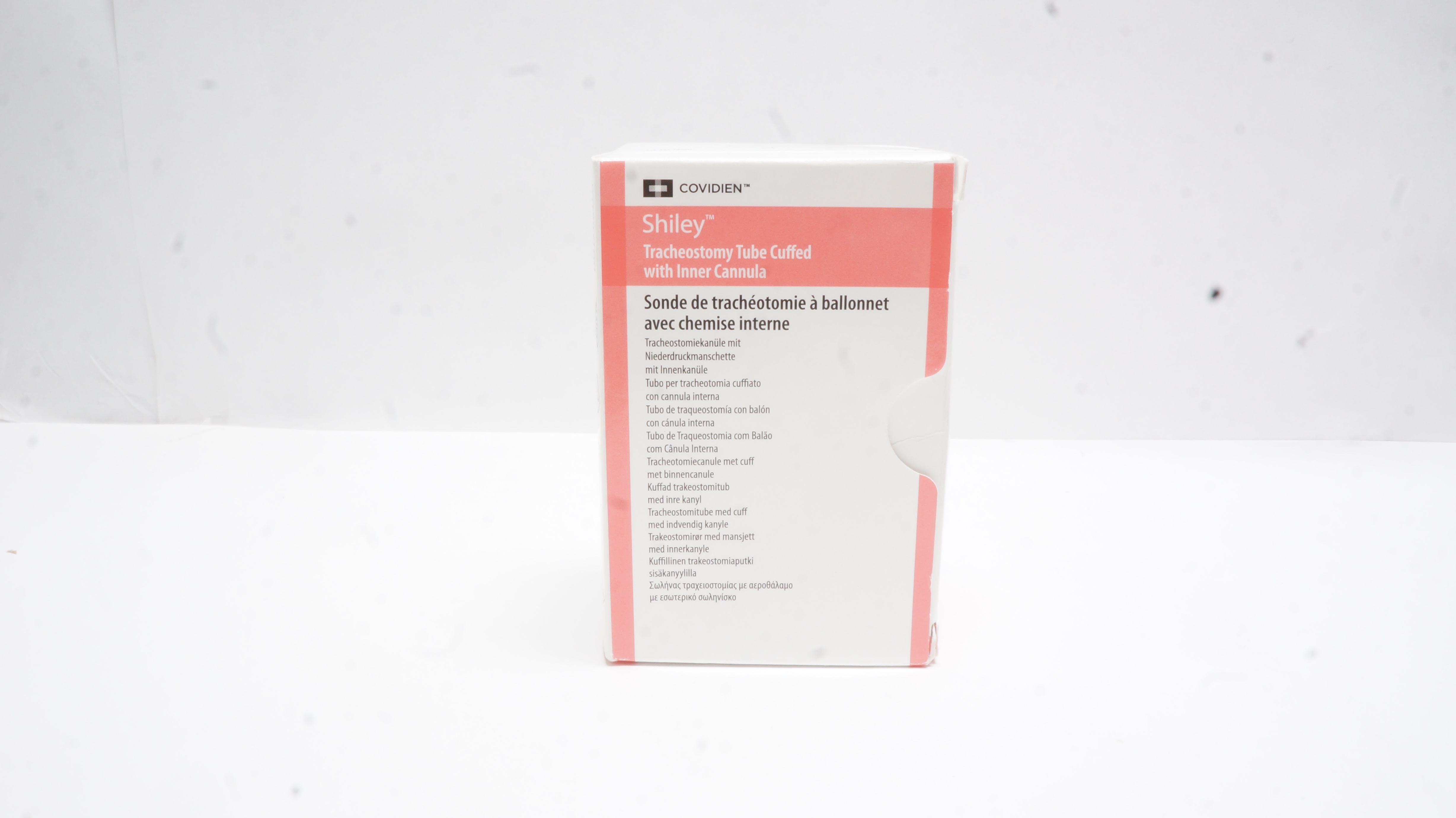 Covidien 8LPC Shiley Tracheostomy Tube Cuffed 7.6ID x 12.2OD x 27.0 x 81mm (x)