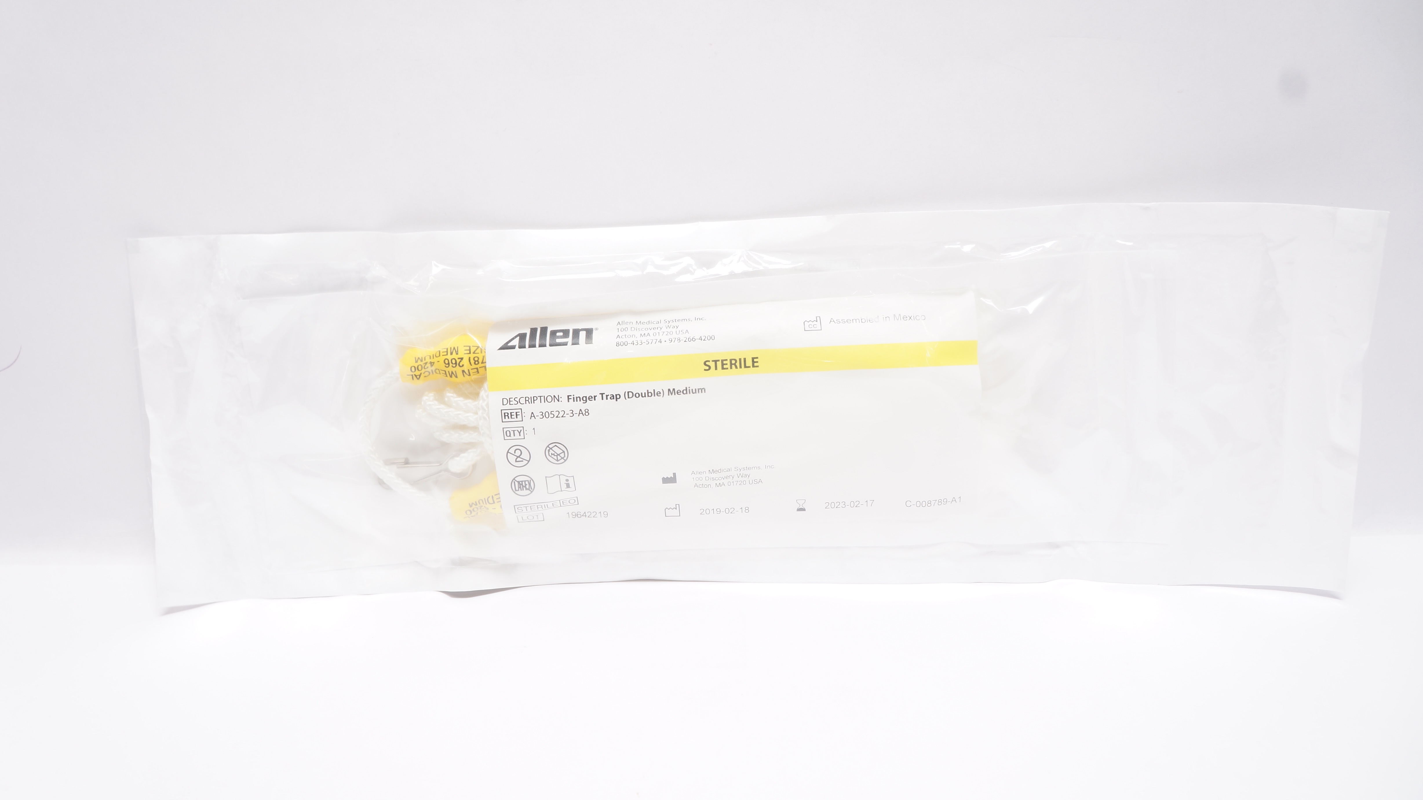 Allen Medical A-30522-3-A8 Finger Trap Double Medium (x)