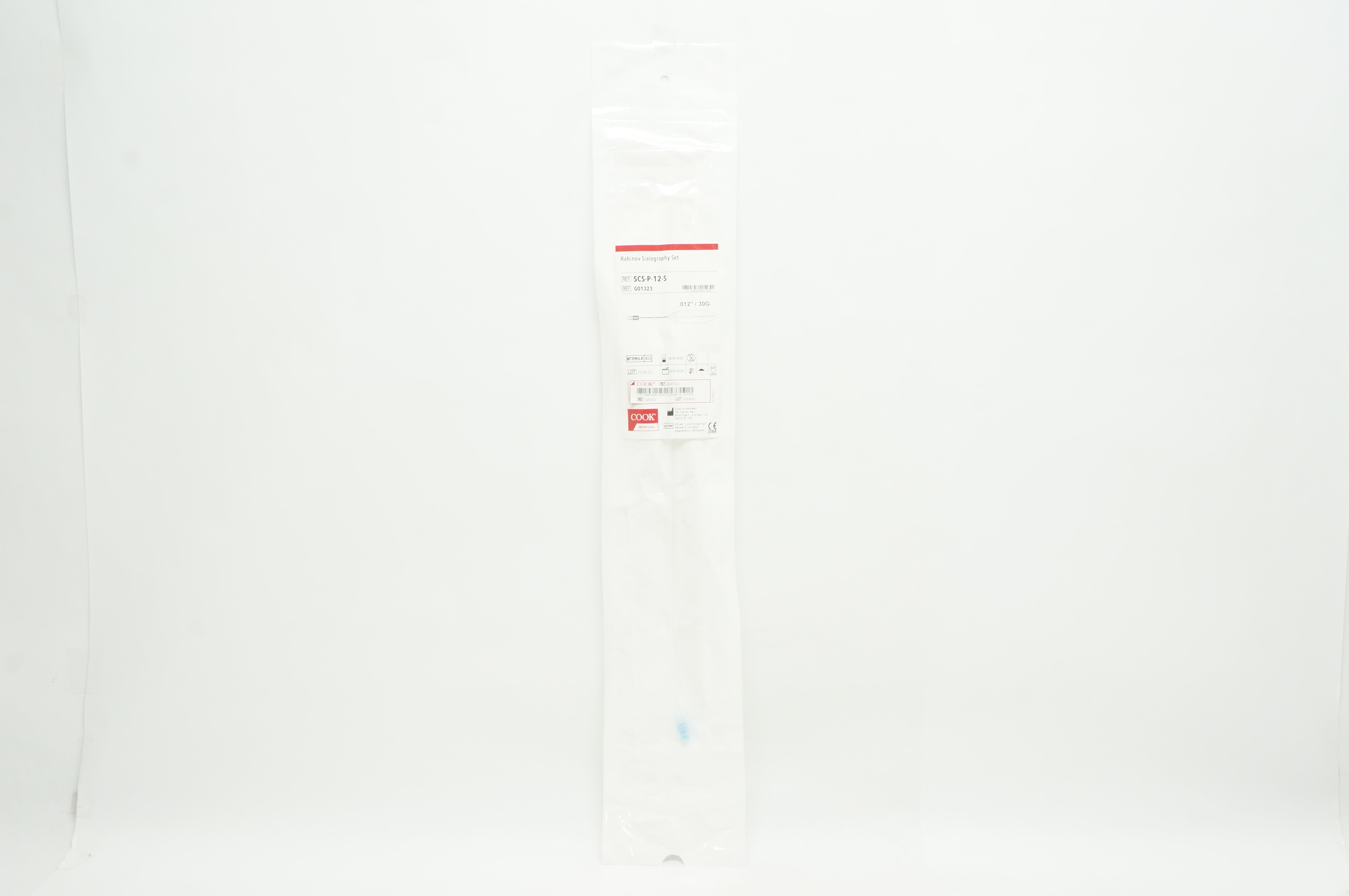 Cook Medical G01323 Rabinov Sialography Set 012 inch/ 30G (x)