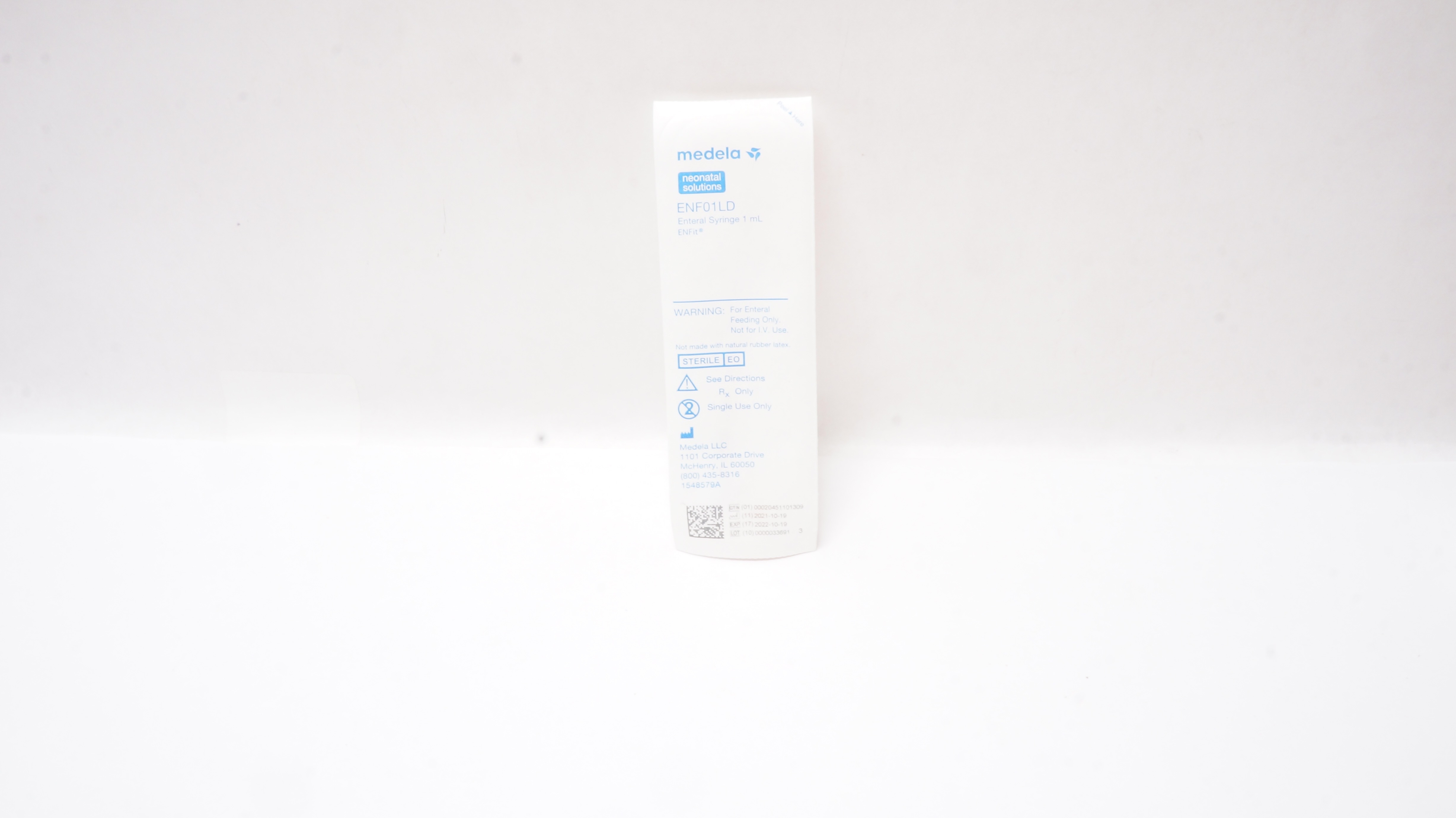 Medela ENF01LD ENFit Enteral Syringe 1mL (x)