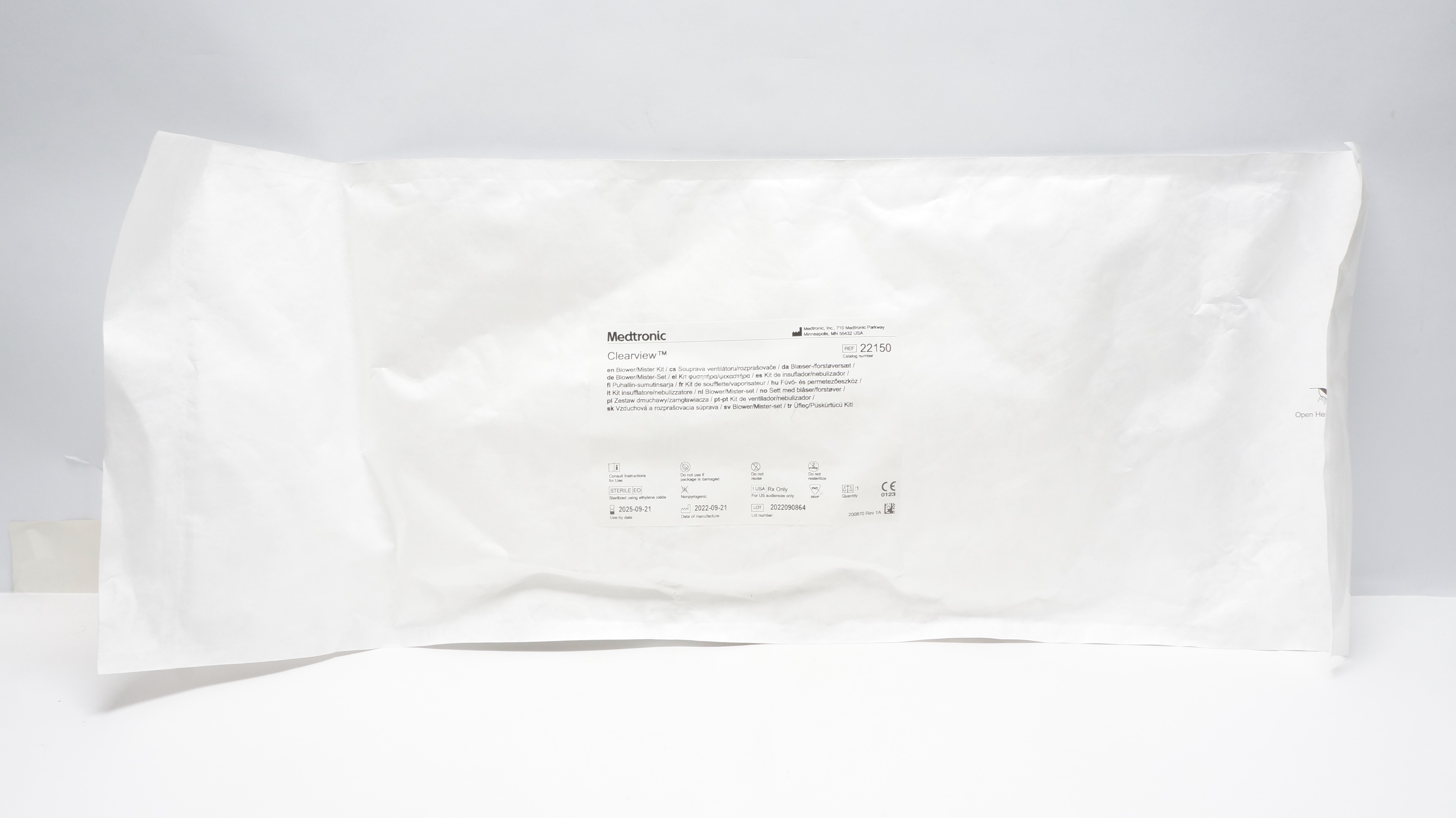 Medtronic 22150 ClearView Blower/Mister Kit