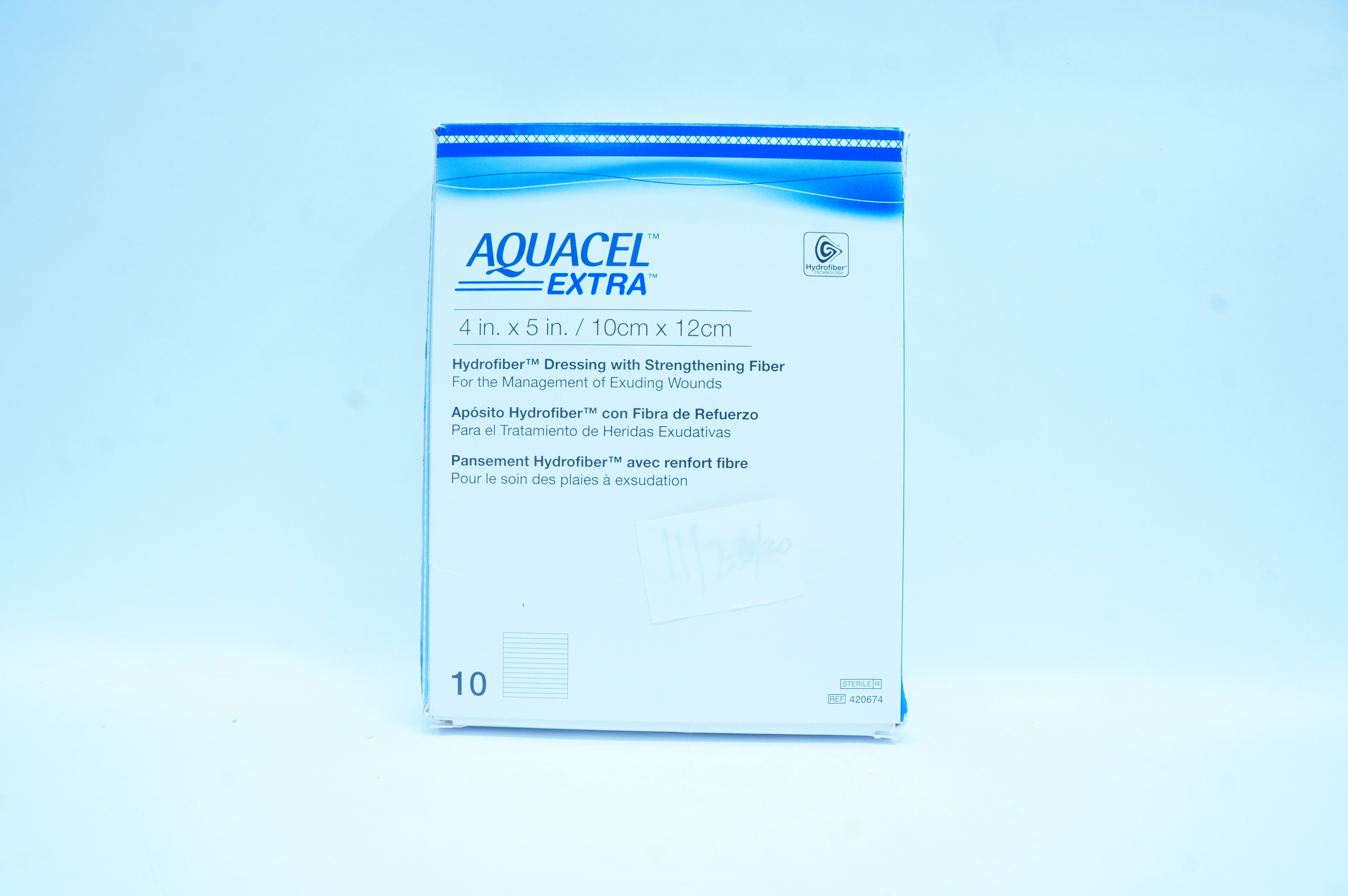 ConvaTec 420674 Aquacel Extra Hydrofiber Dressing 4inch x 5inch (x) - Box of 10