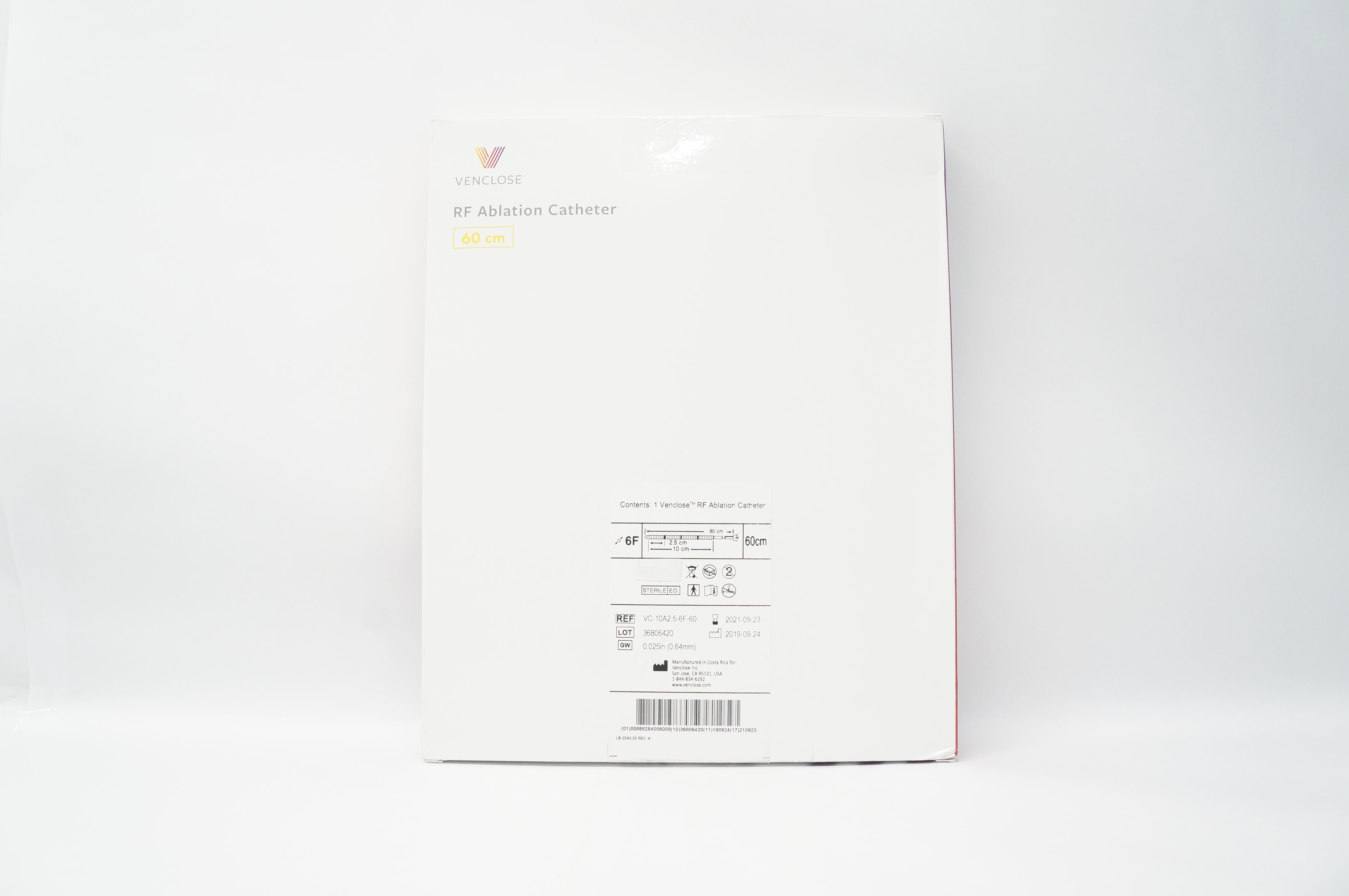 Venclose VC-10A2.5-6F-60 RF Ablation Cath. 6F x 60cm