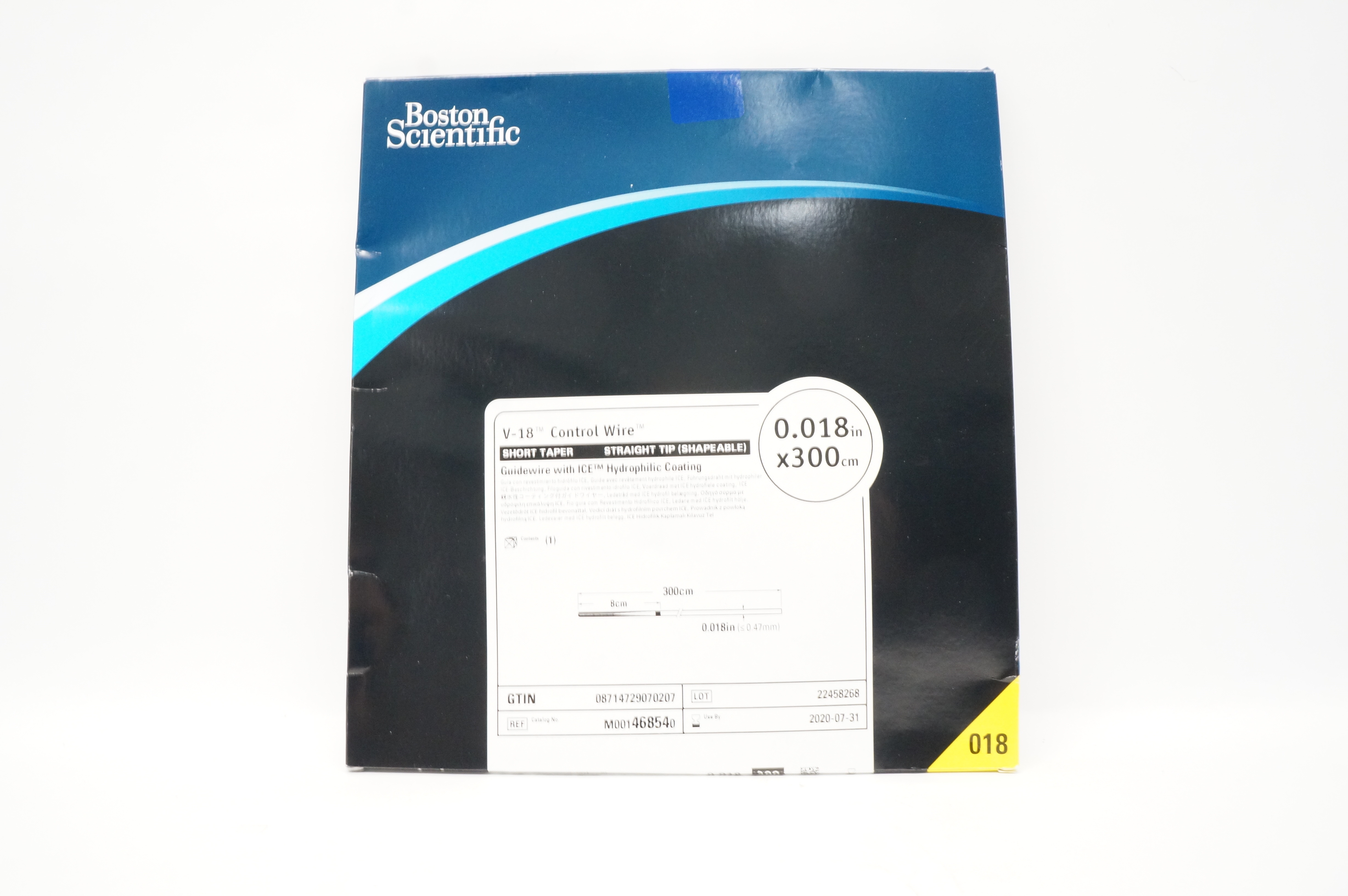 Boston Scientific 46854 V-18 Control Wire Guidewire 0.018inch x 300cm (x)