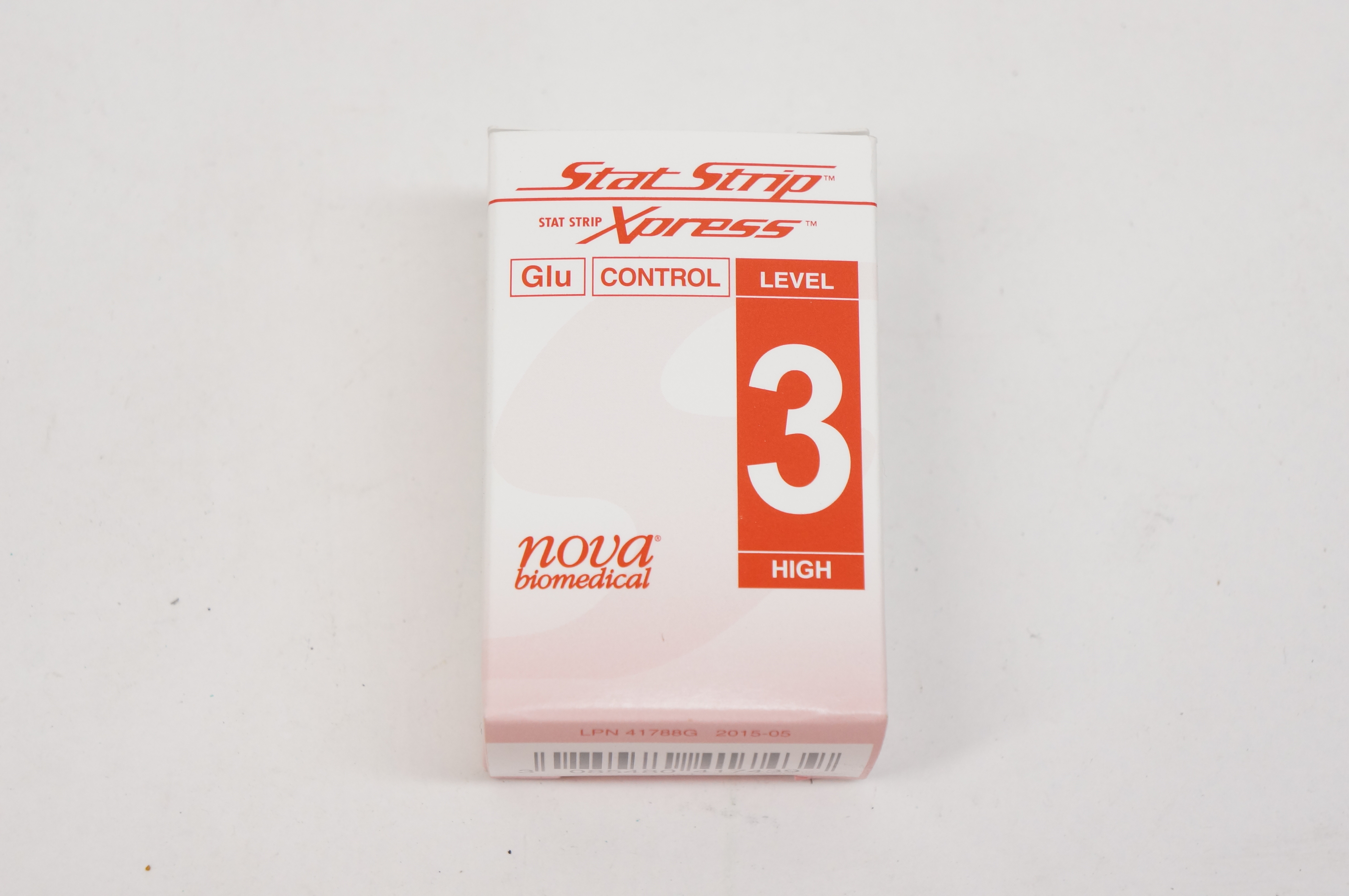 Nova Biomedical 41743 Stat Strip Xpress Glu Control, Level 3 High 4ml