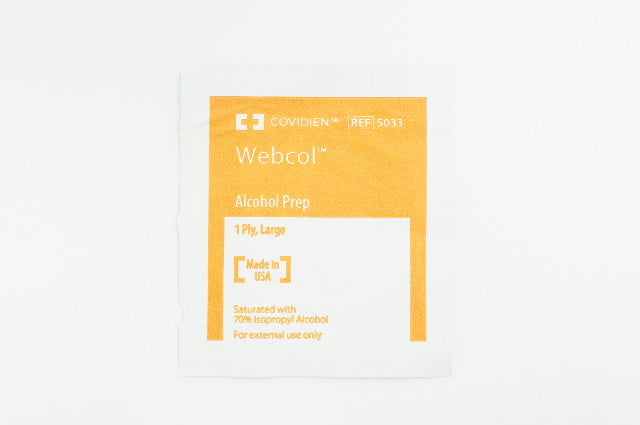 Covidien 5033 Webcol Alcohol Prep Large - Lot of 35