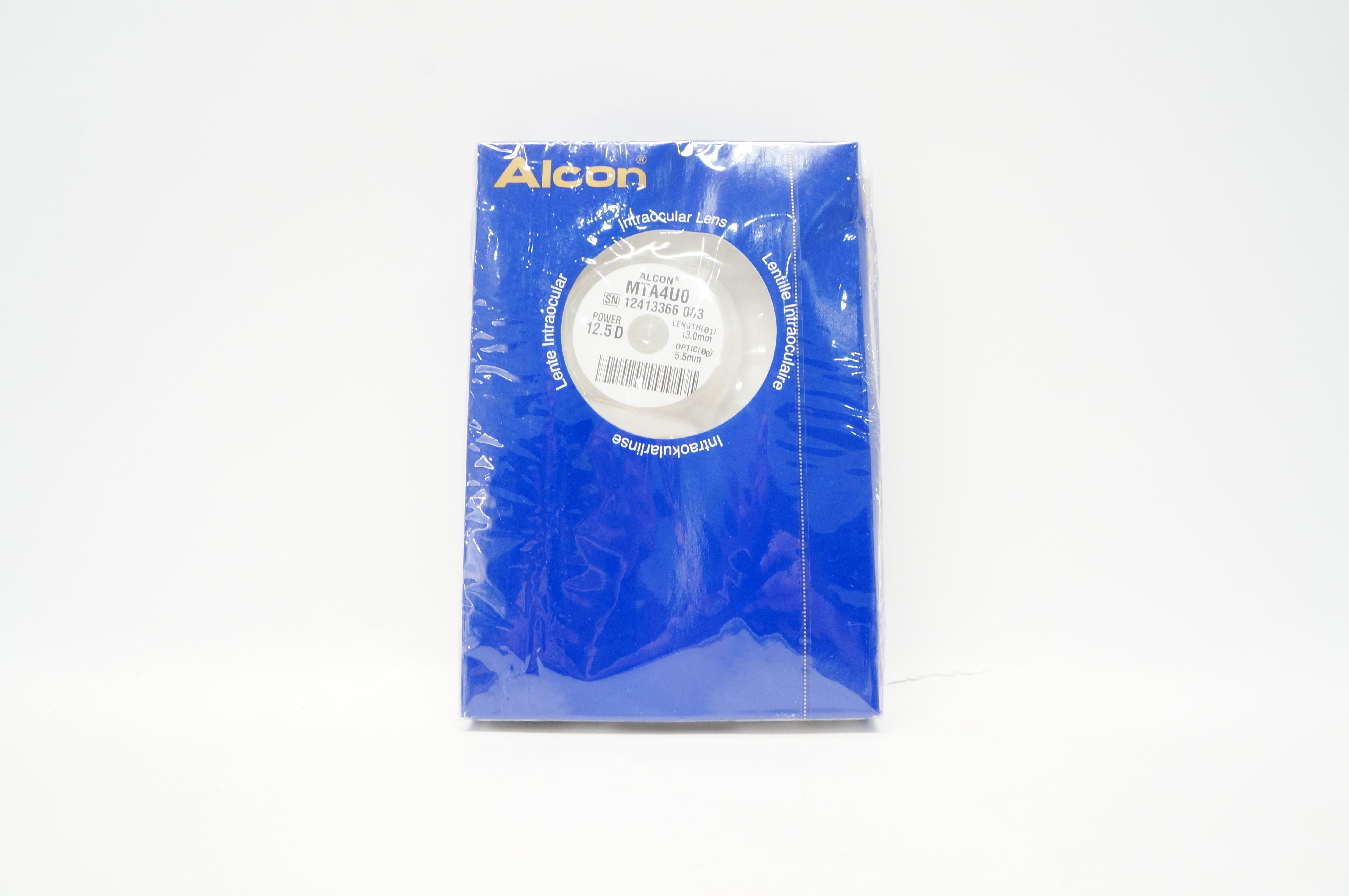 Alcon Laboratories MTA4U0 Intraocular Lens 12.5 D x 5.5mm x 13.0mm (x)