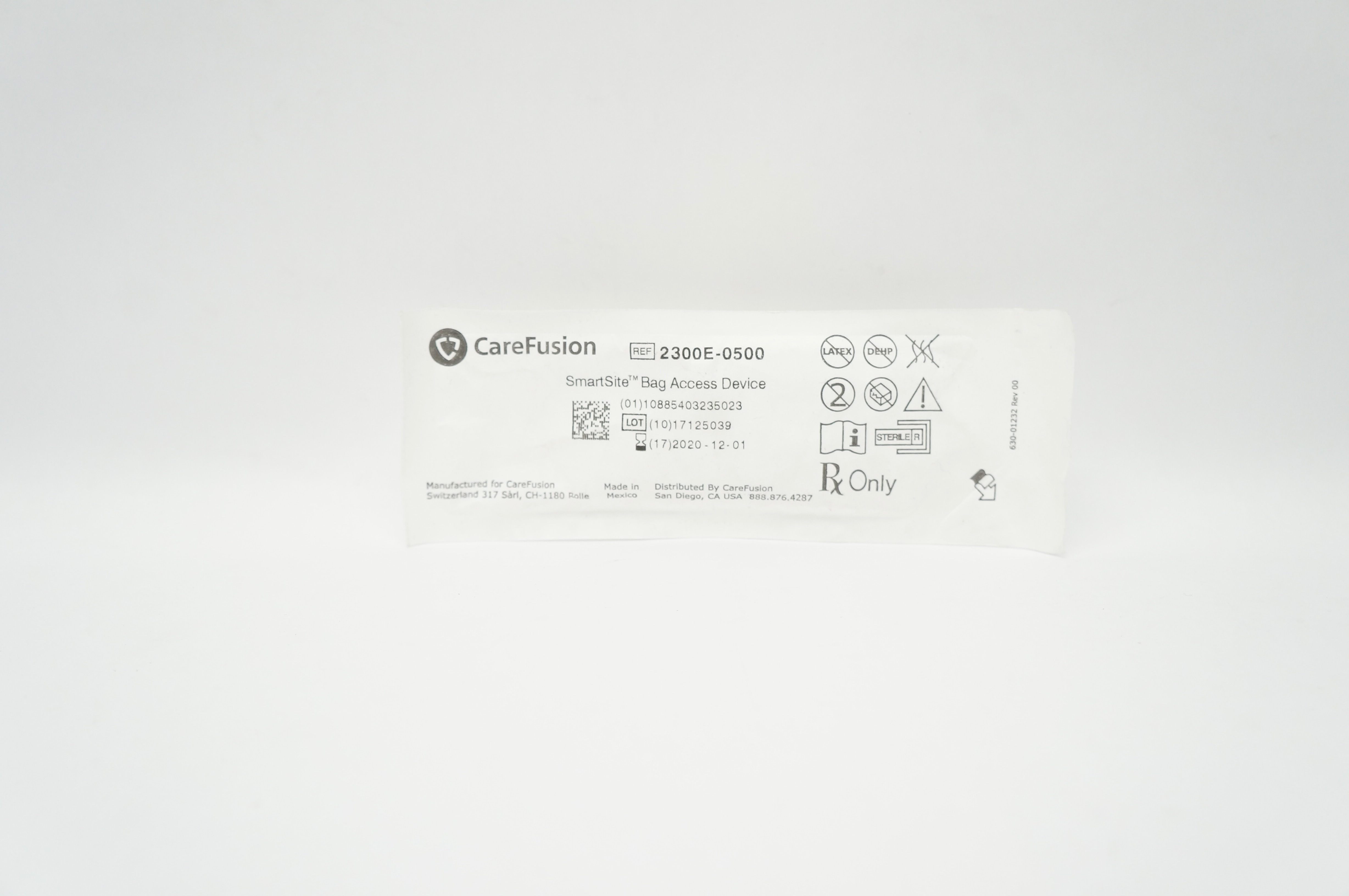 CareFusion 2300E-0500 SmartSite Bag Access Device (x)