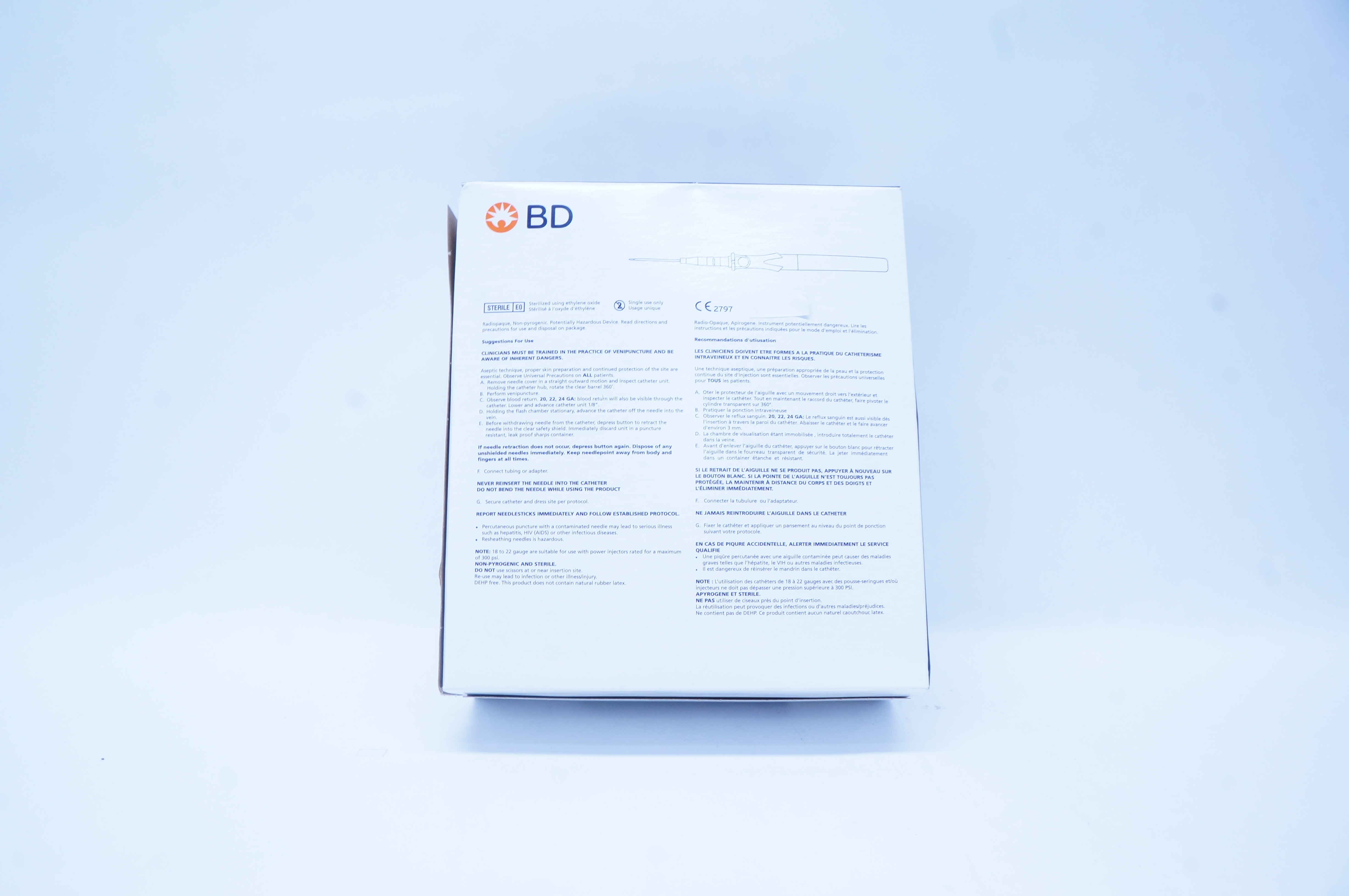 BD 381434 BD Insyte Autoguard Shielded IV Cath. 20Ga x 1.16inch - Box of 50