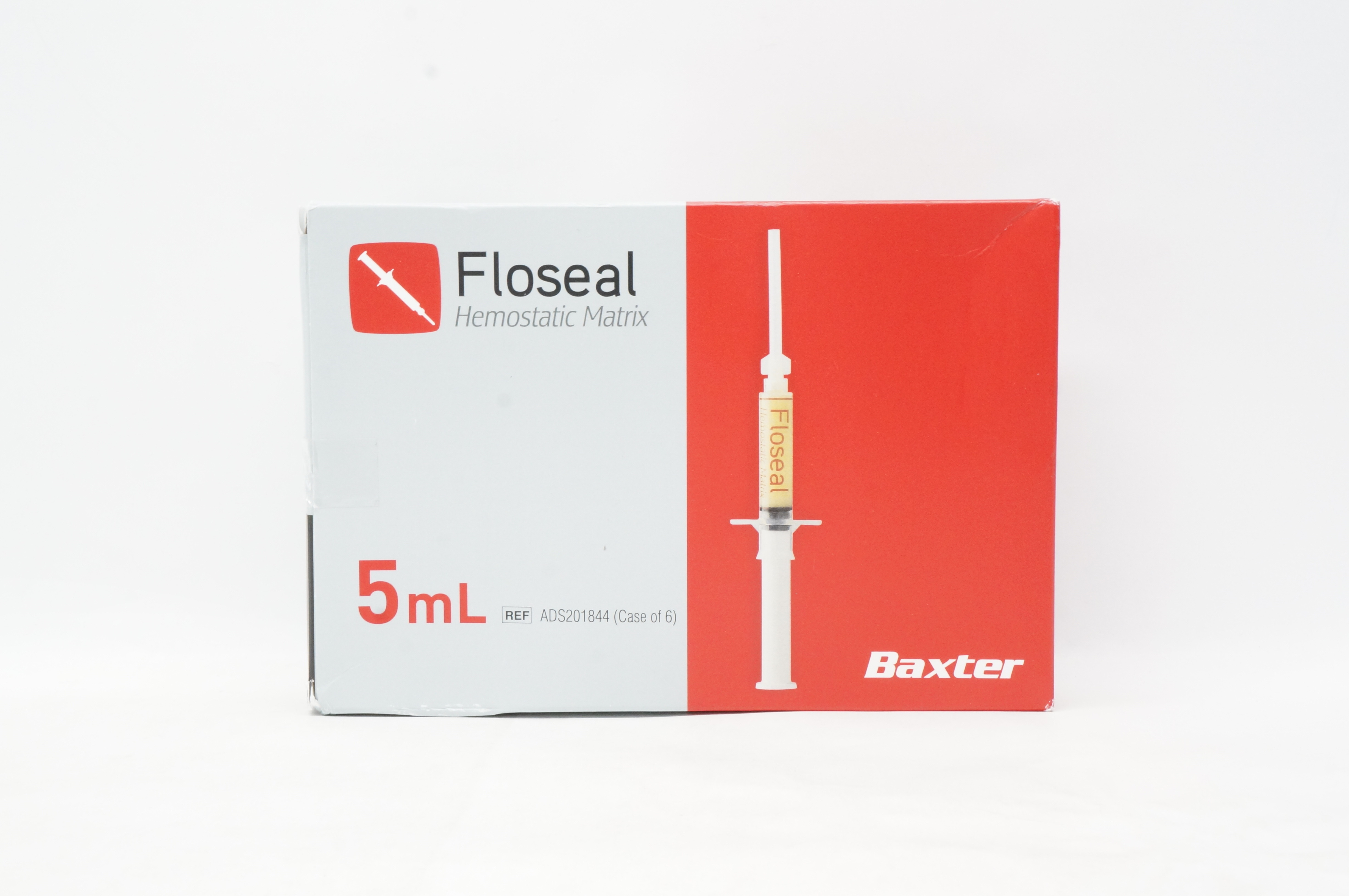 Baxter ADS201844 Floseal Hemostatic Matrix 5ml - Case of 6 (x)