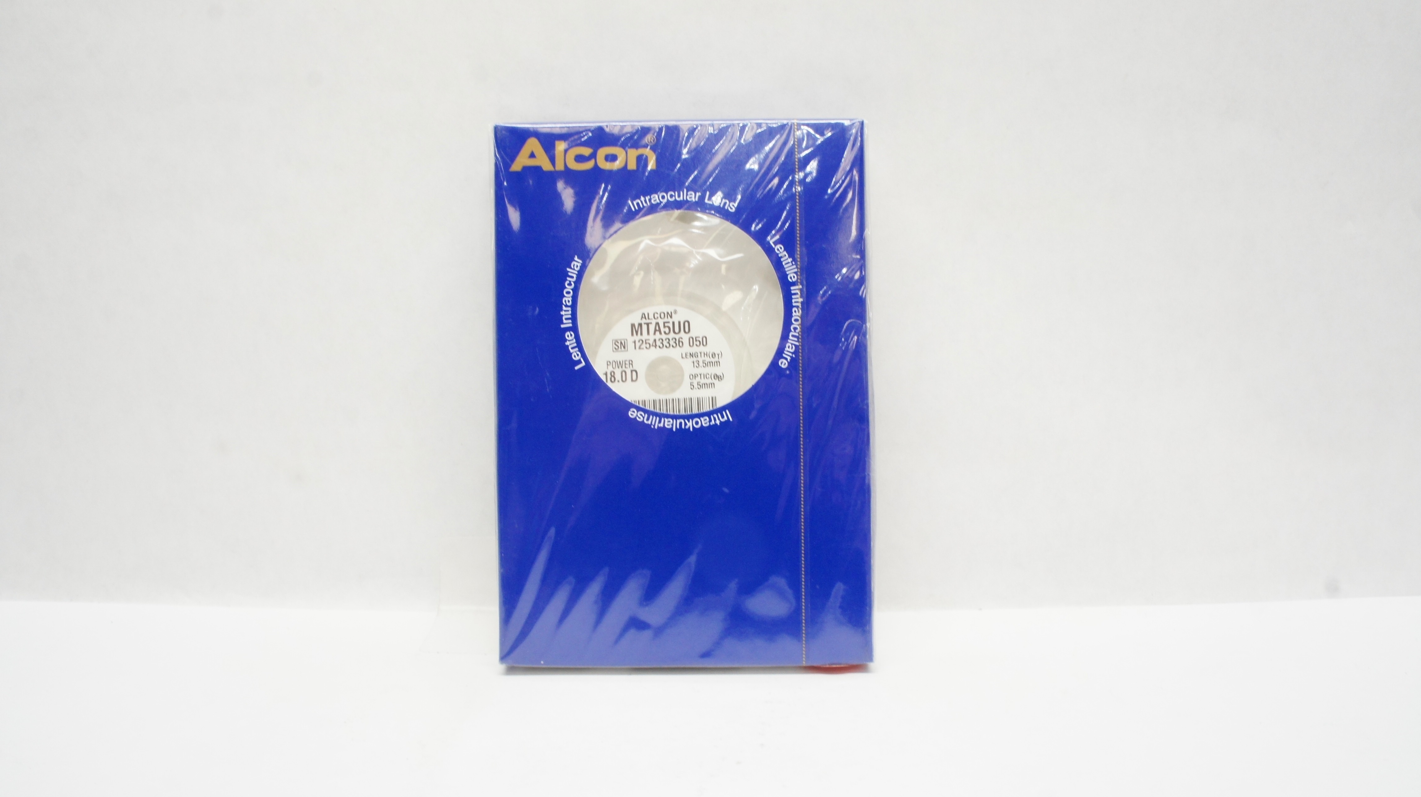 Alcon Laboratories MTA5U0 Intraocular Lens 18.0 D x 13.5 mm, Optic 5.5mm (x)