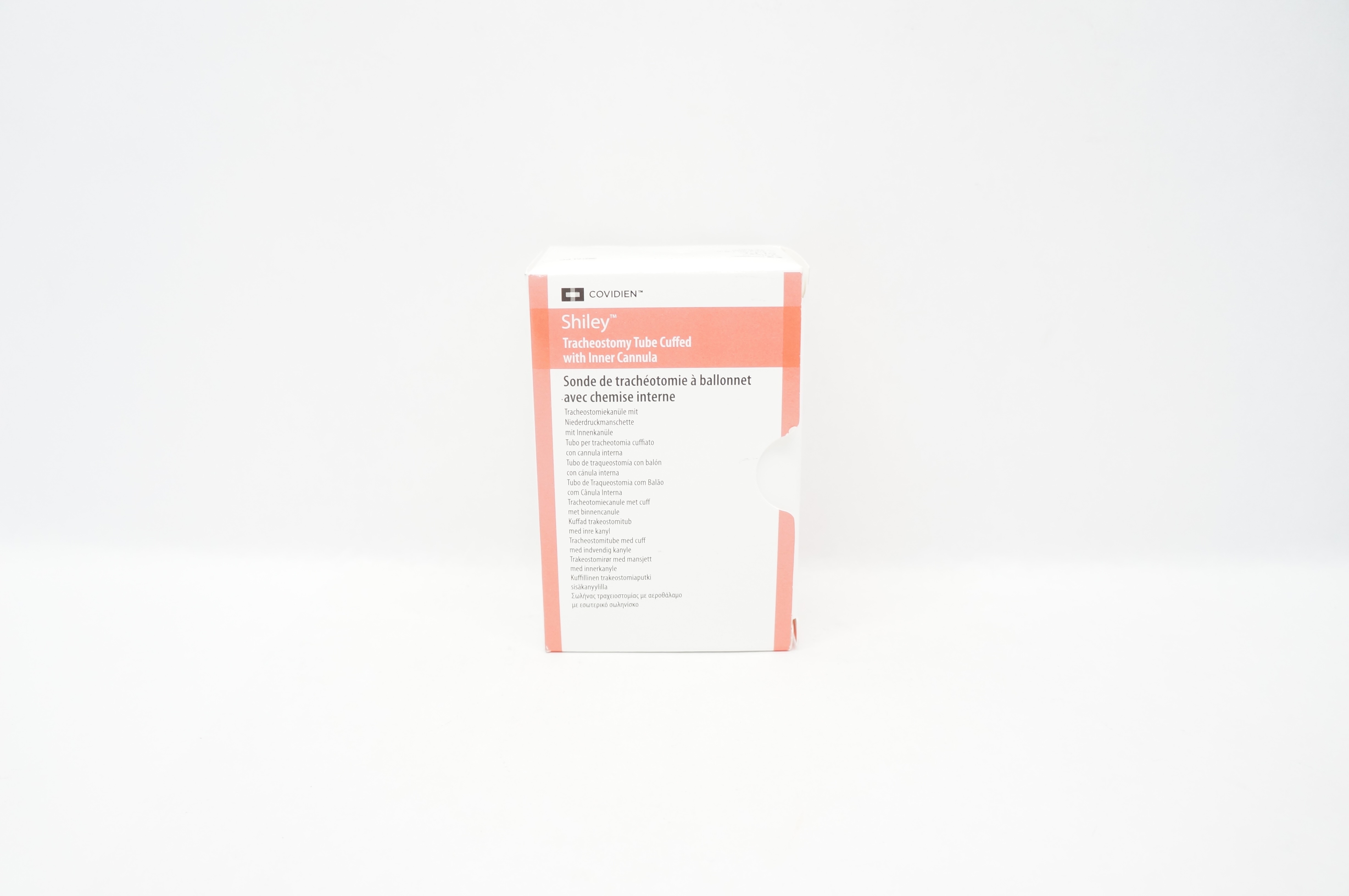 Covidien 6LPC Shiley Tracheostomy Tube Cuffed 6.4 ID x 10.8 OD x 24.0 x 76mm