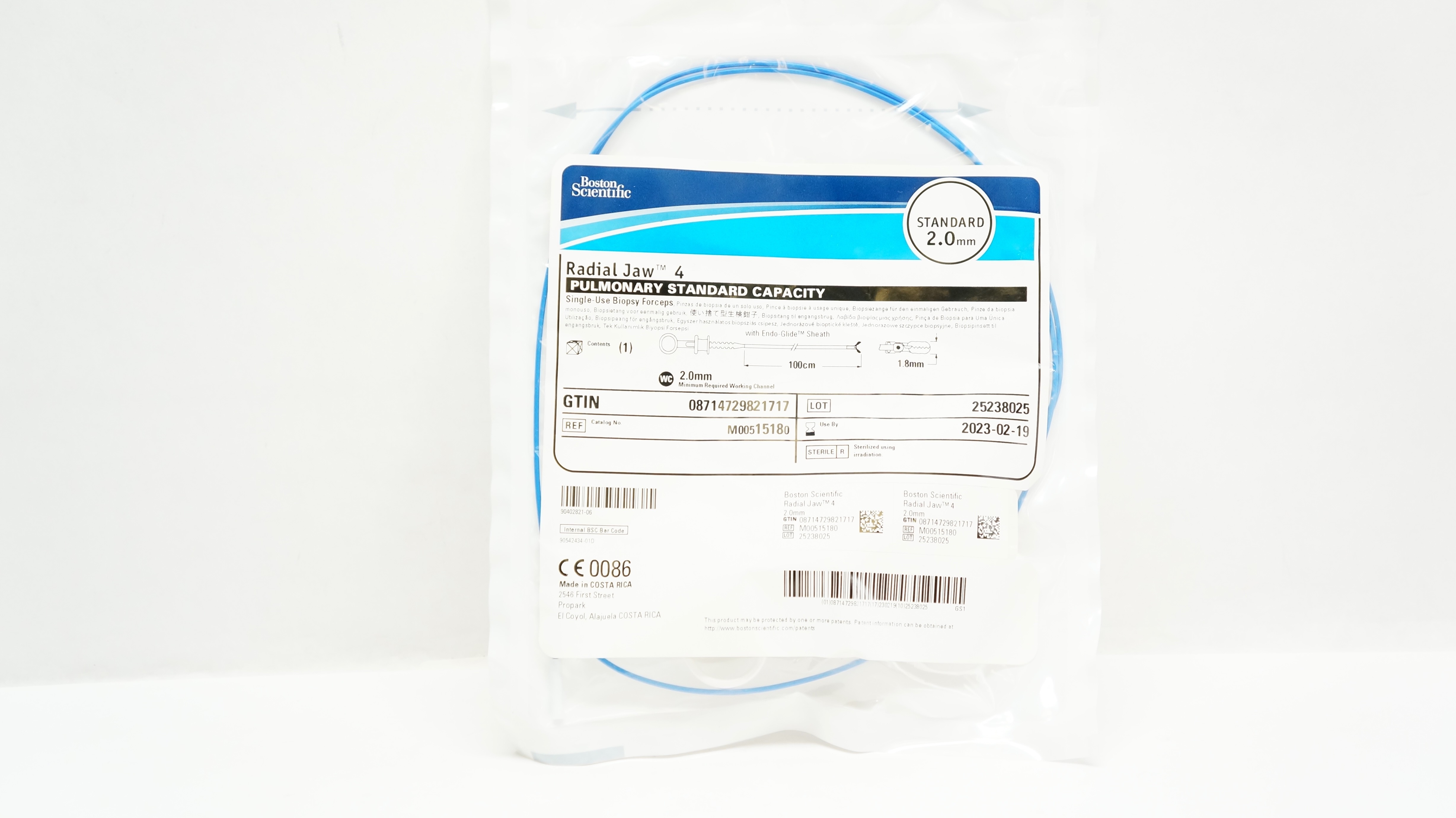 Boston Scientific M00515180 Radial Jaw 4 Single-Use Biopsy Forceps 2.0mm (x)