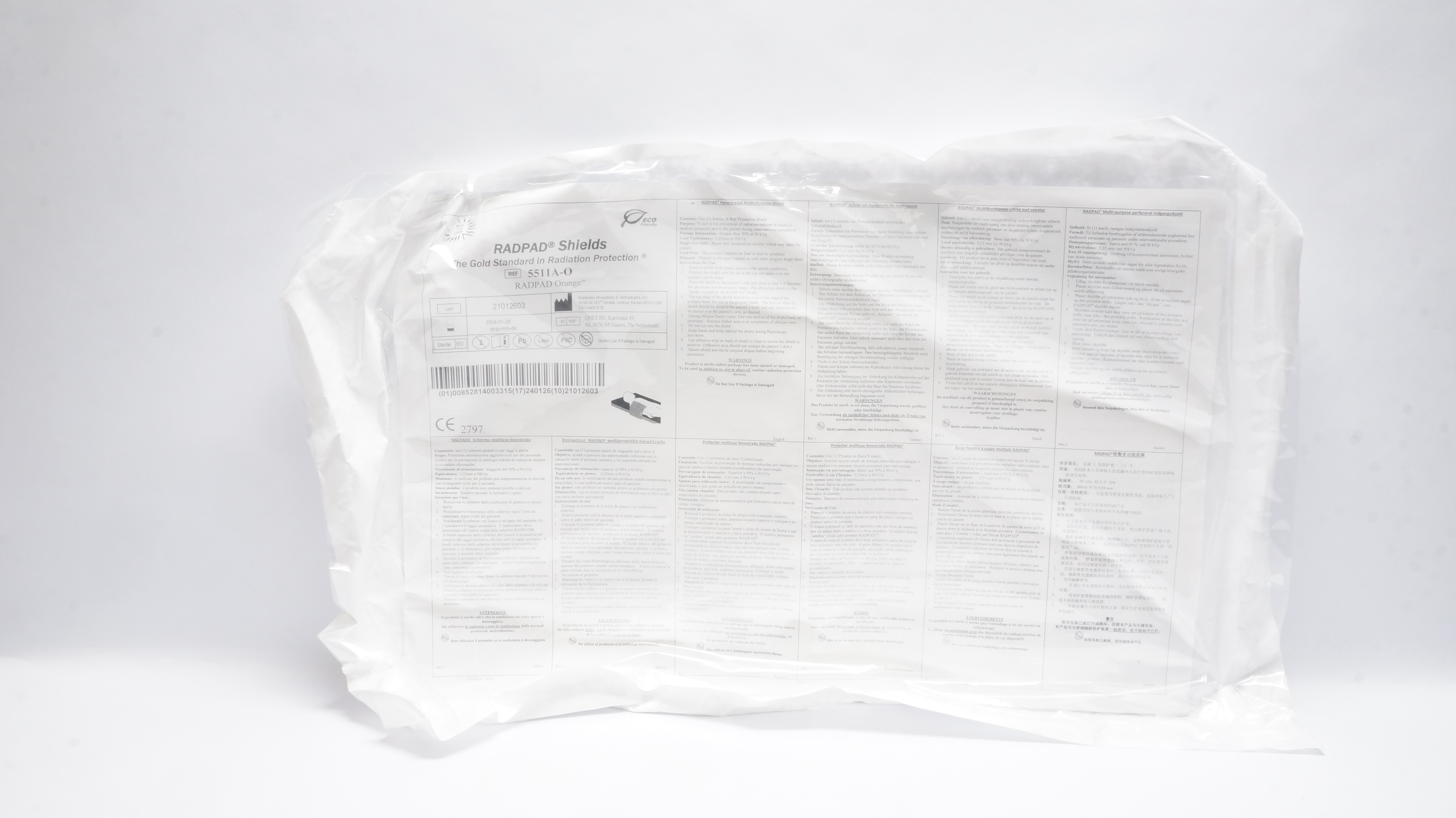 RadPad Shields 5511A-O The old Standard in Radiation Protection (x)