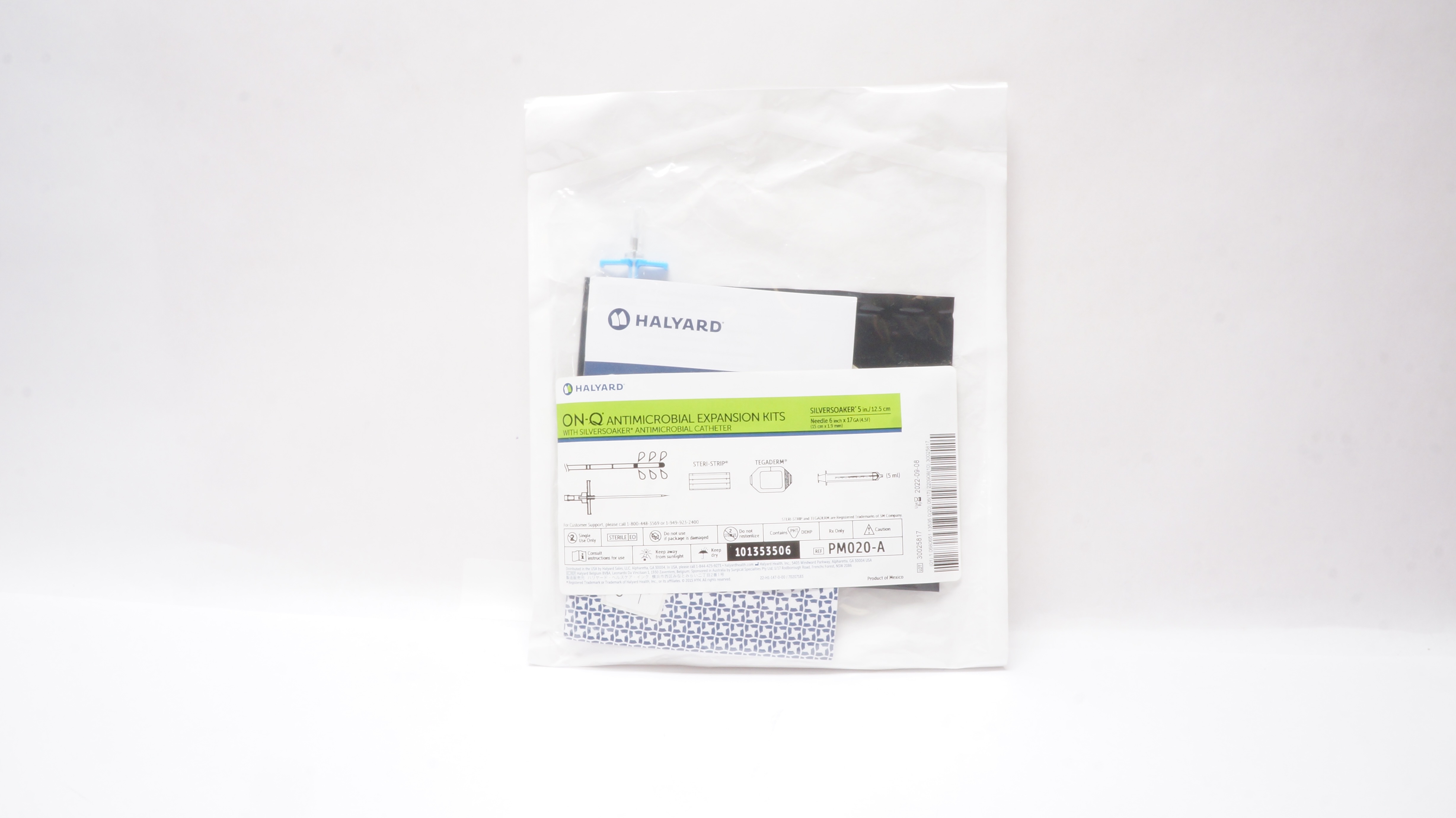 Halyard PM020-A On-Q Antimicrobial Expansion Kits W/Antimicrobial Cath. 5inch(x)