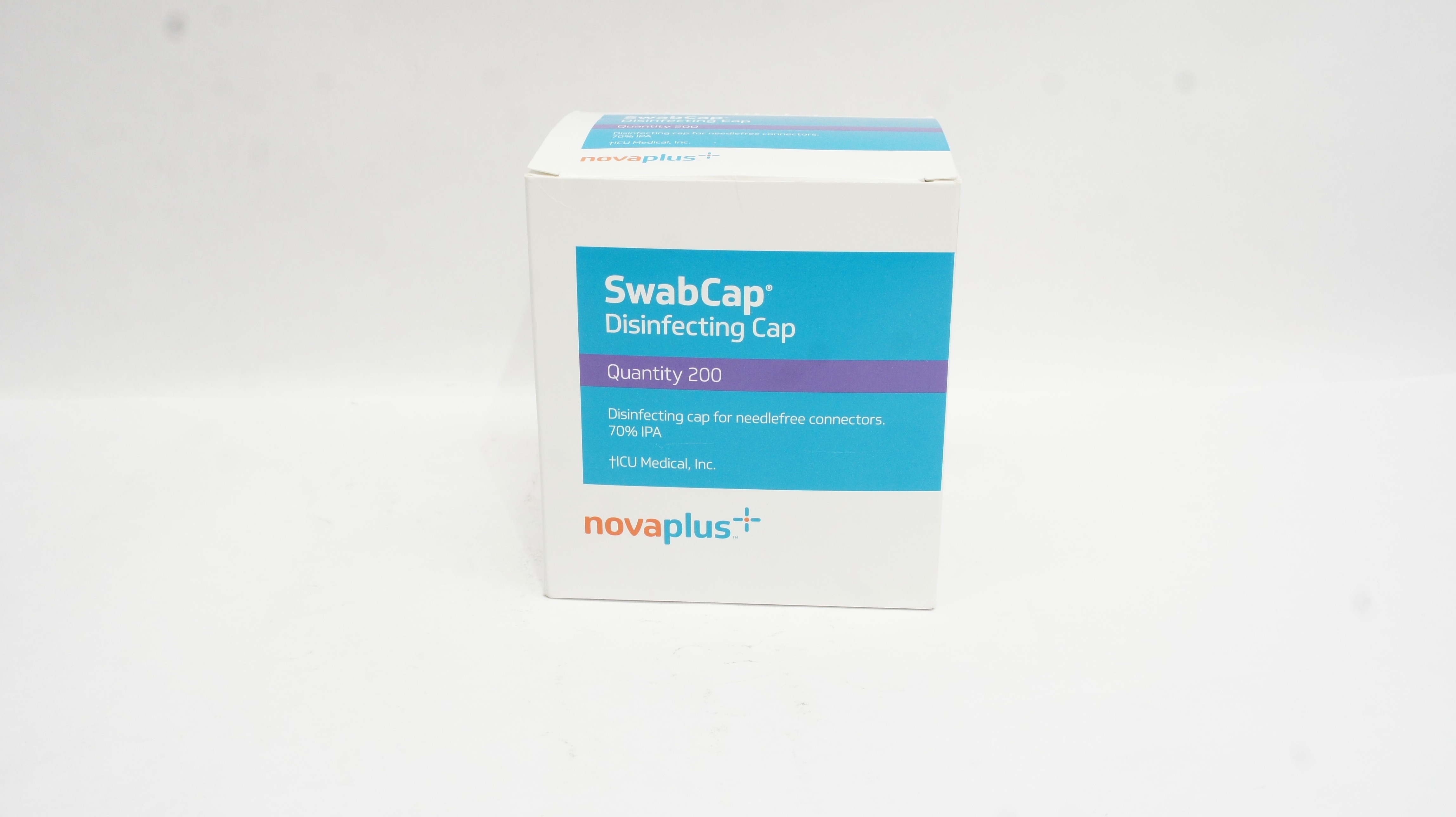 ICU Medical VSC-2000 NovaPlus SwabCap Disinfecting Cap 70% IPA (x) - Box of 200