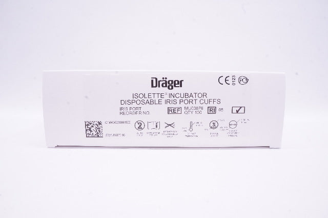 Drager MU03876 Isolette Incubator Disposable Iris Port Cuffs - Box of 100