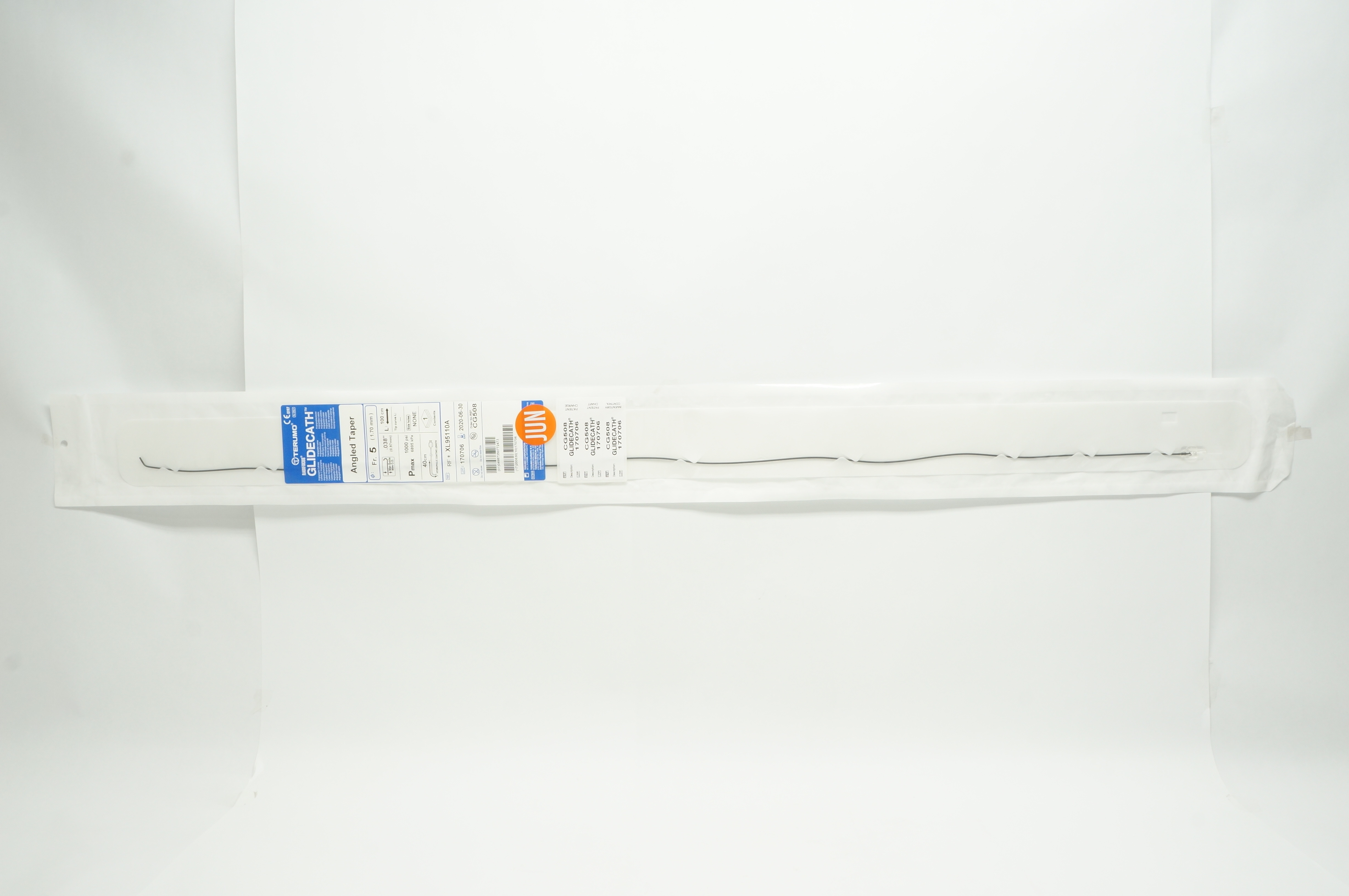 Terumo XL95110A Radifocus Glidecath Angiograthic Cath. 5Fr. x 100cm (x)