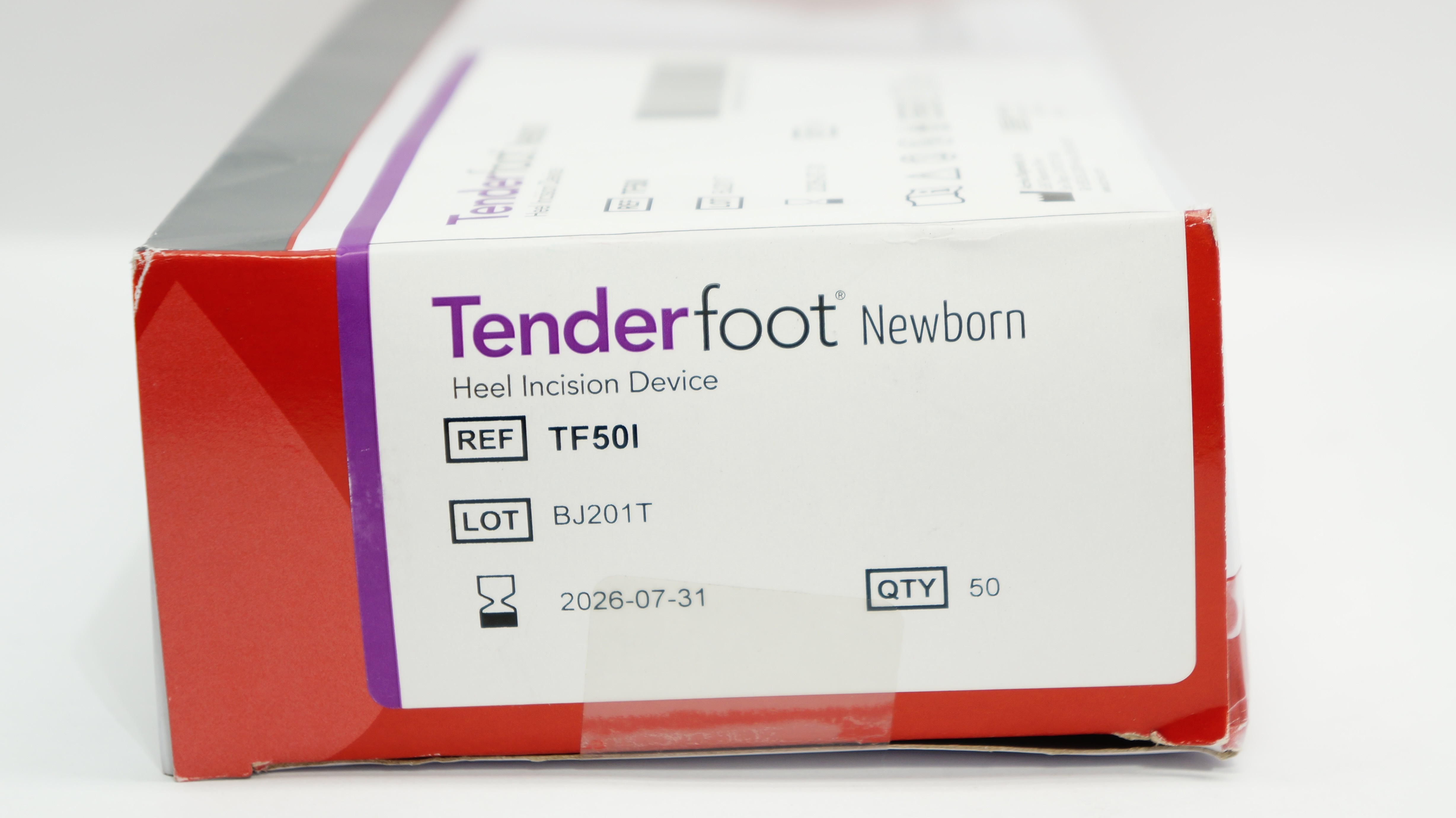 Accriva Diagnostics TF50I Tenderfoot Newborn Heel Incision Device - Box of 50