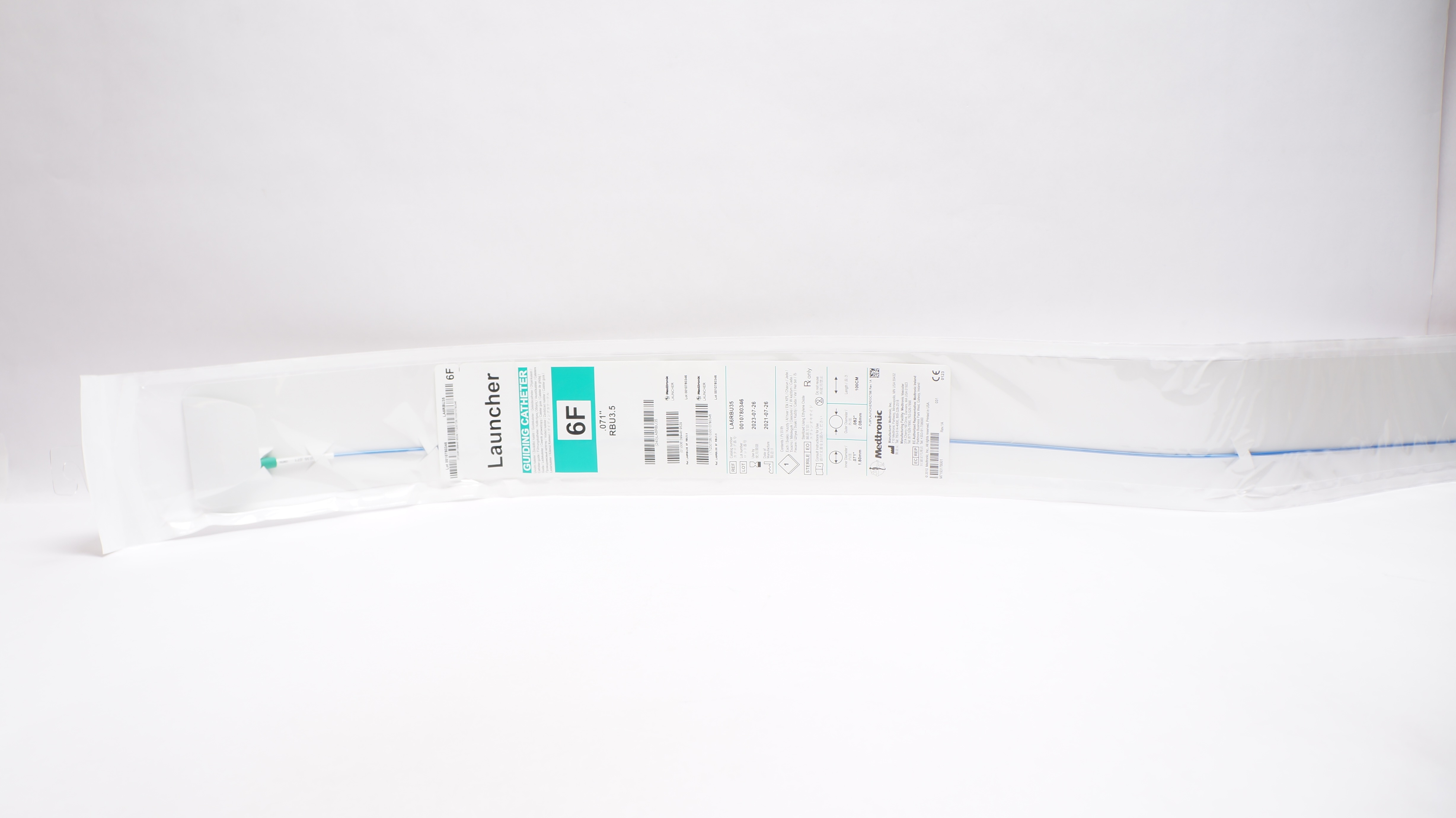 Medtronic LA6RBU35 Launcher Guiding Cath. 6F x 0.071inch x 100cm RBU3.5 (x)