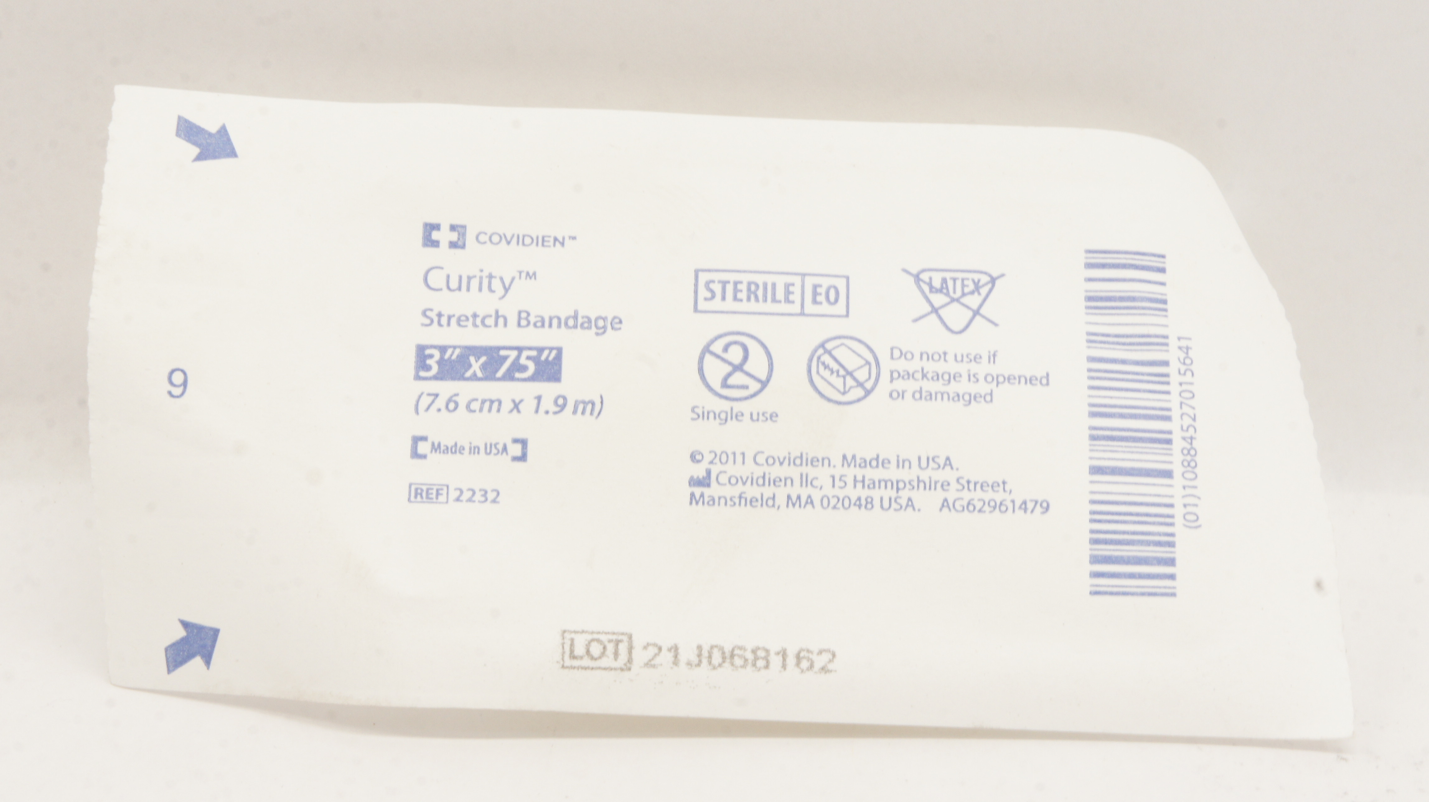Covidien 2232 Curity Stretch Bandage 3inch x 75inch