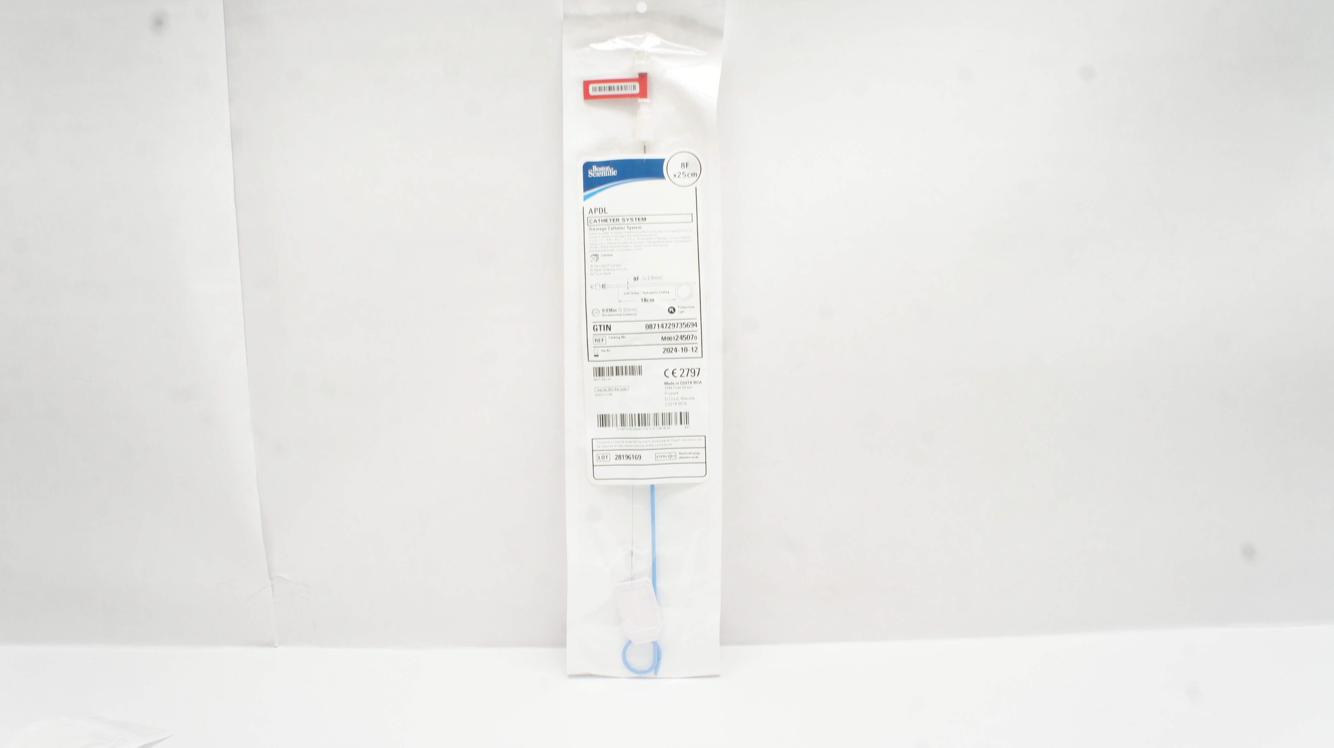 Boston Scientific M001245070 APDL Drainage Cath. System 8F x 25cm