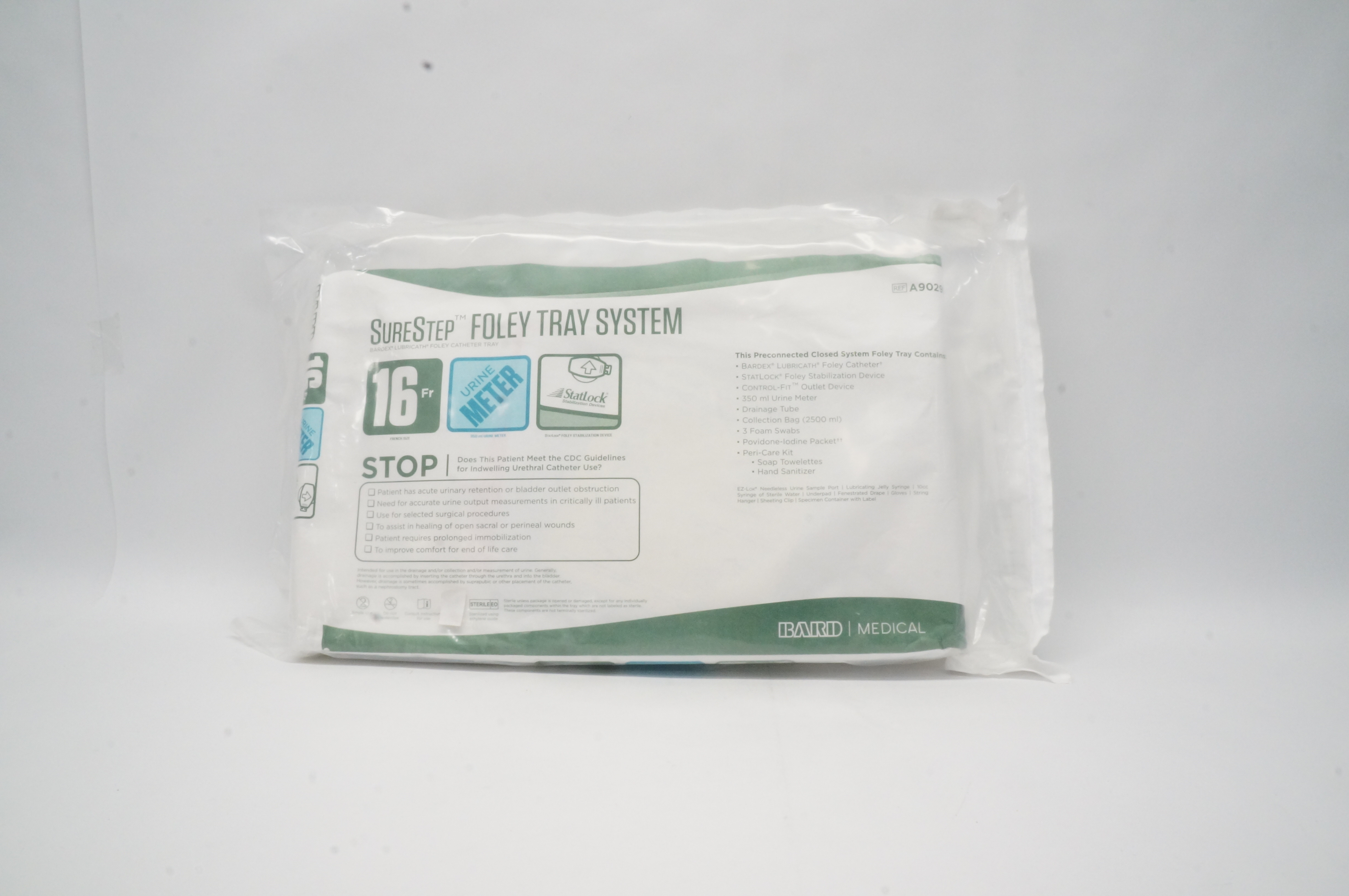 Bard A902916 SureStep Foley Tray System 16 Fr.