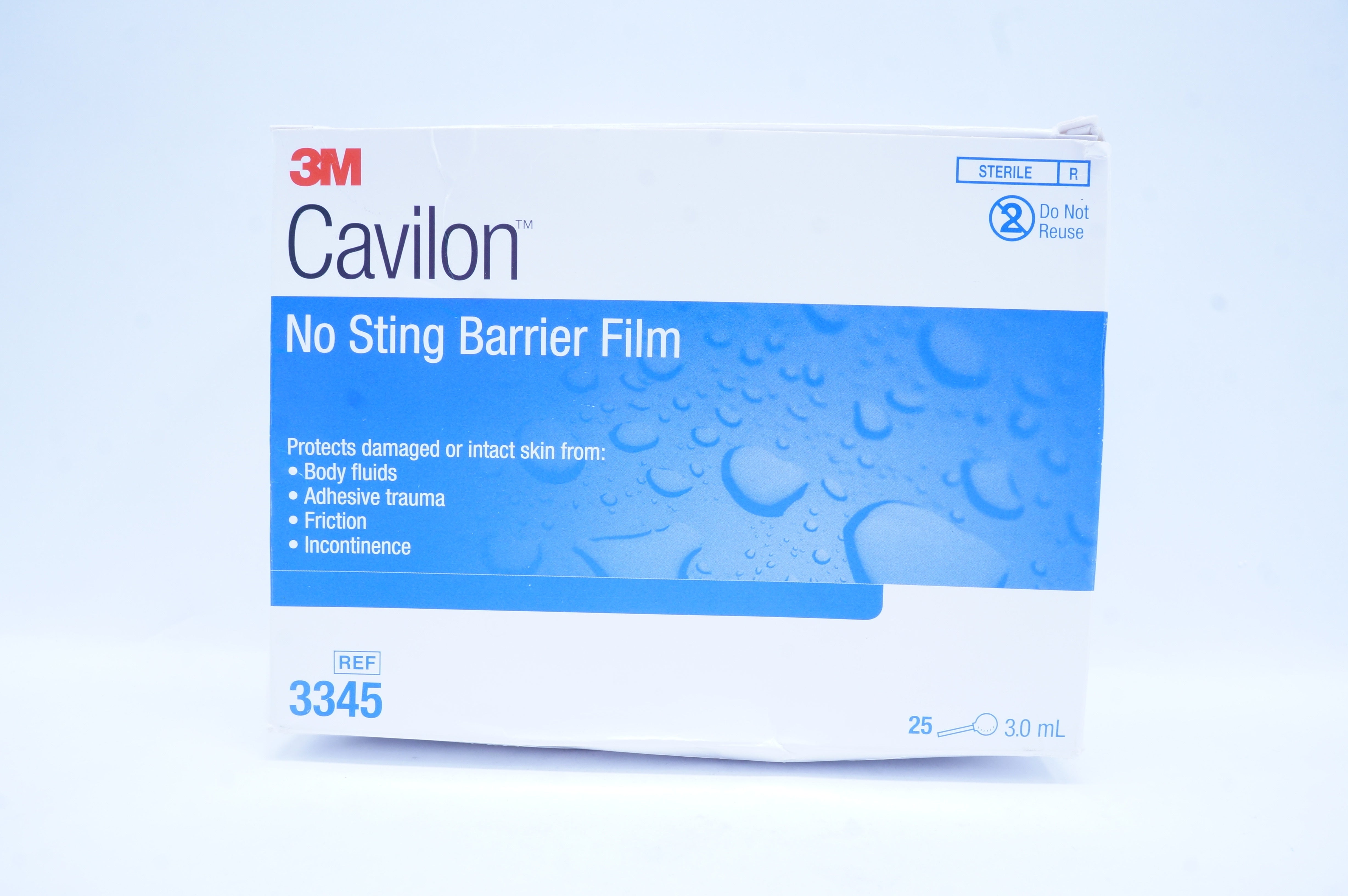 3M 3345 Cavilon No Sting Barrier Film 30 mL (x) - Box of 25