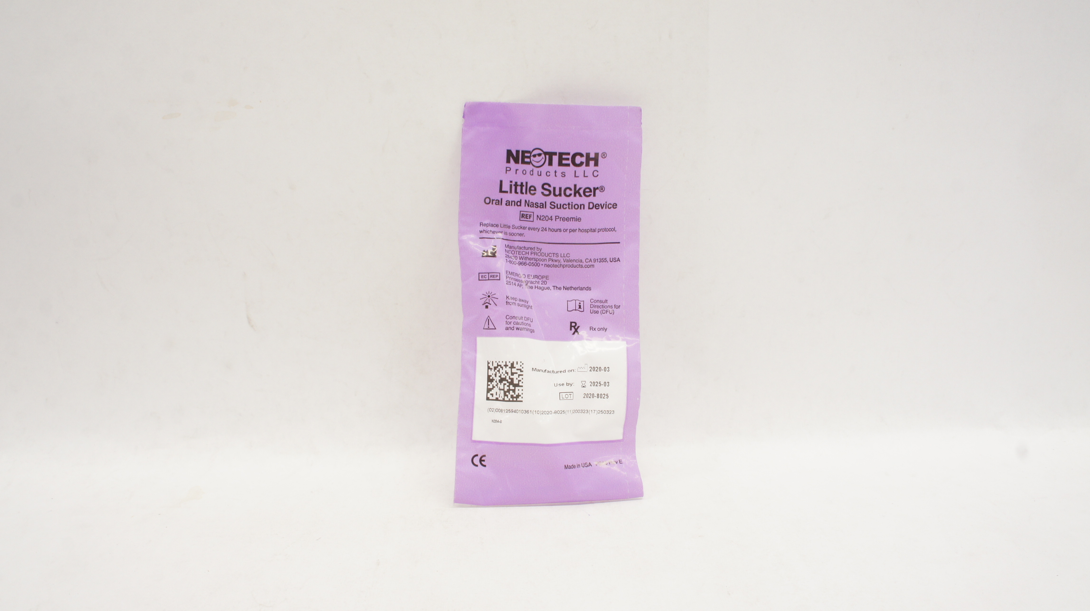 Neotech N204 Preemie Little Sucker Oral and Nasal Suction Device