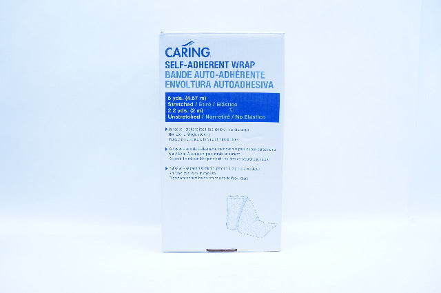 Medline PRM088001CP Caring Self-Adherent Wrap 5yds. x 2.2yds. - Box of 30