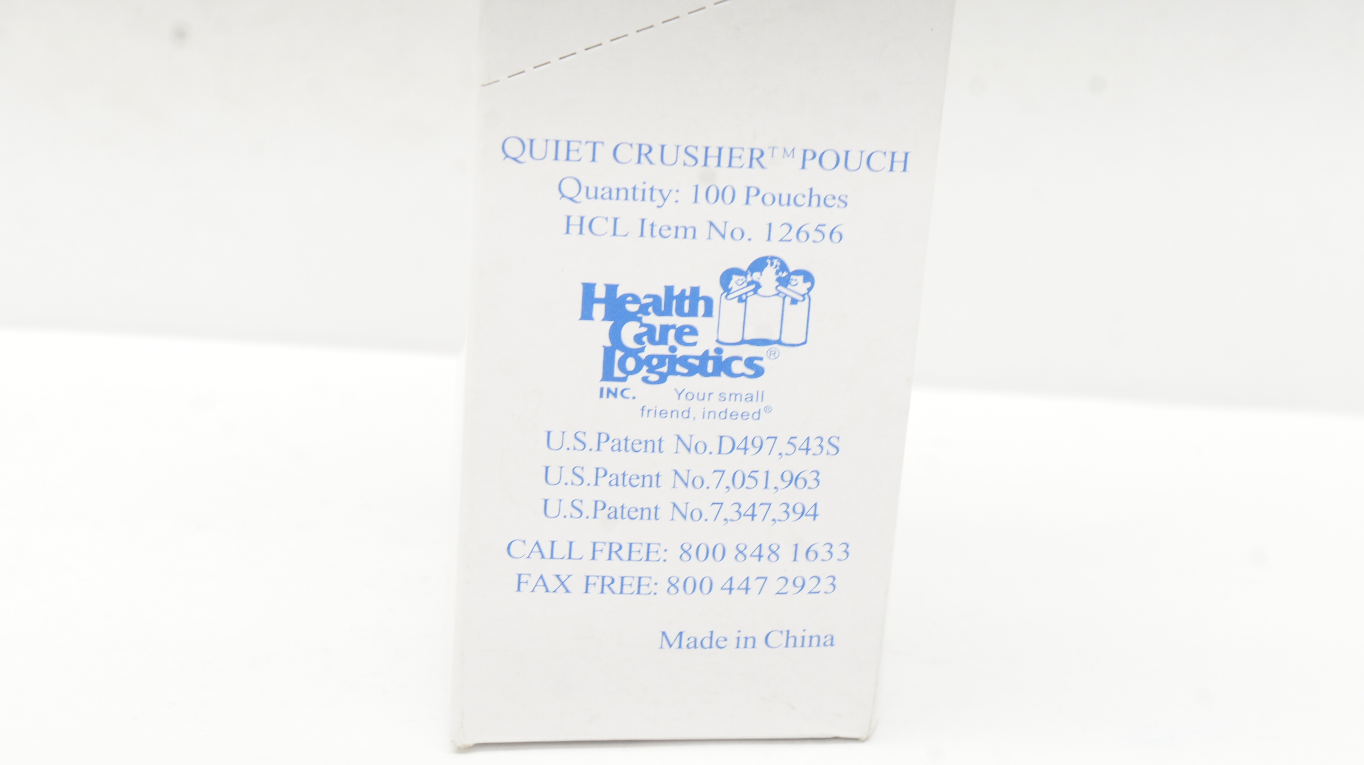 Health Care Logistics 12626 Quiet Crusher Pouch - Box of 100