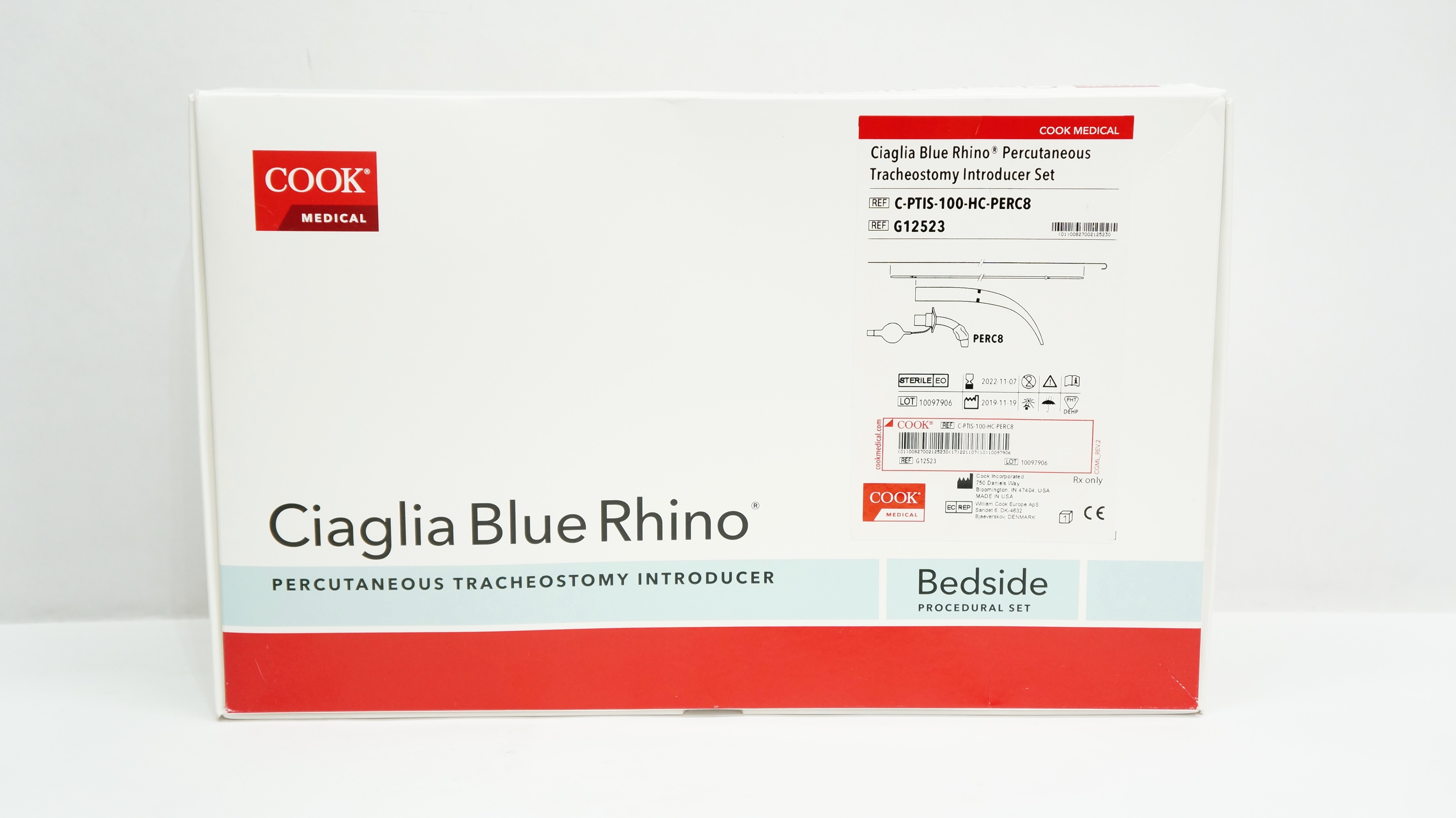 Cook Medical G12523 Ciaglia Rhino Percutaneous Tracheostomy Introducer Set(x)