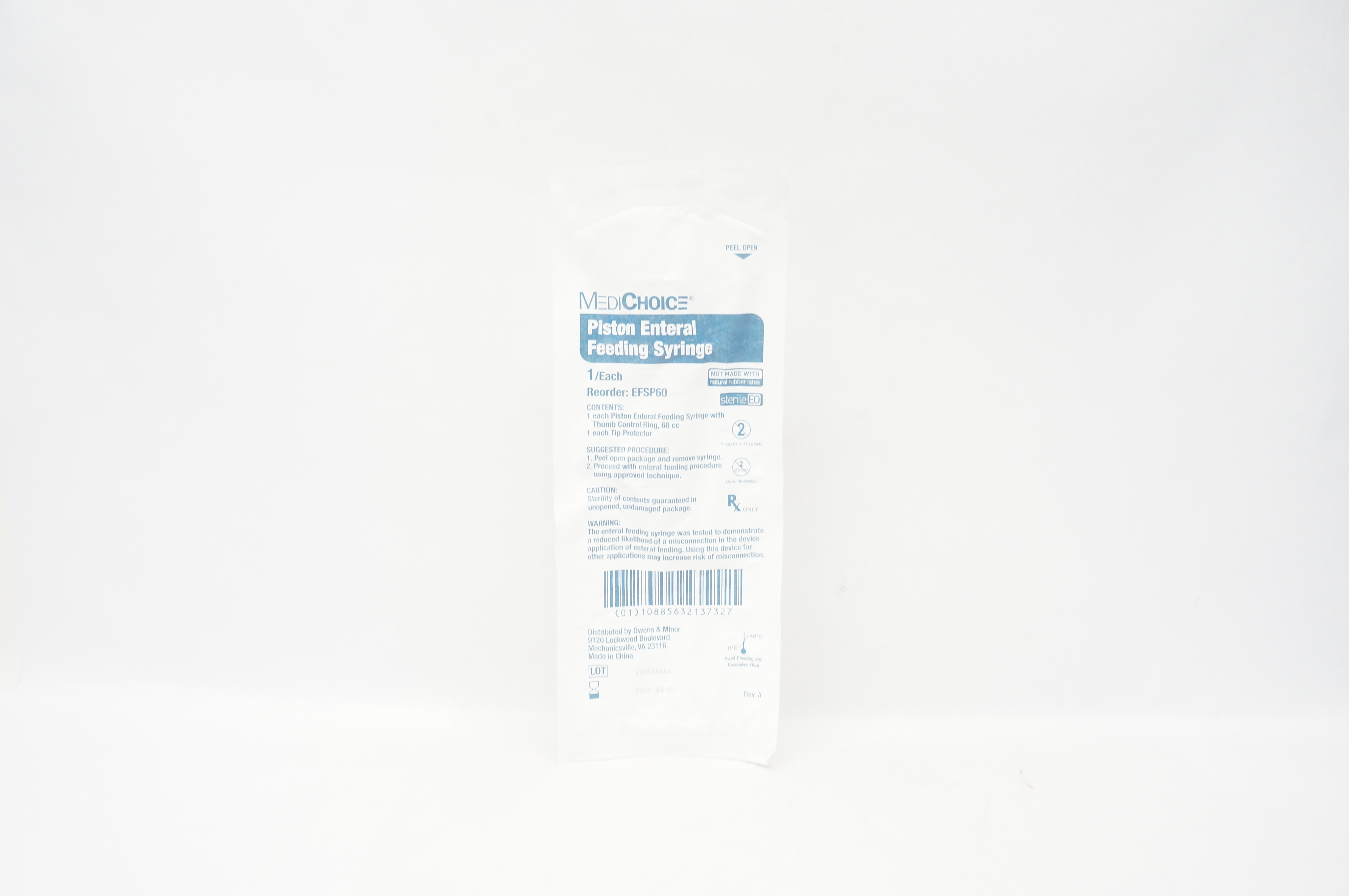 MediChoice EFSP60 Piston Enteral Feeding Syringe 60cc (x)