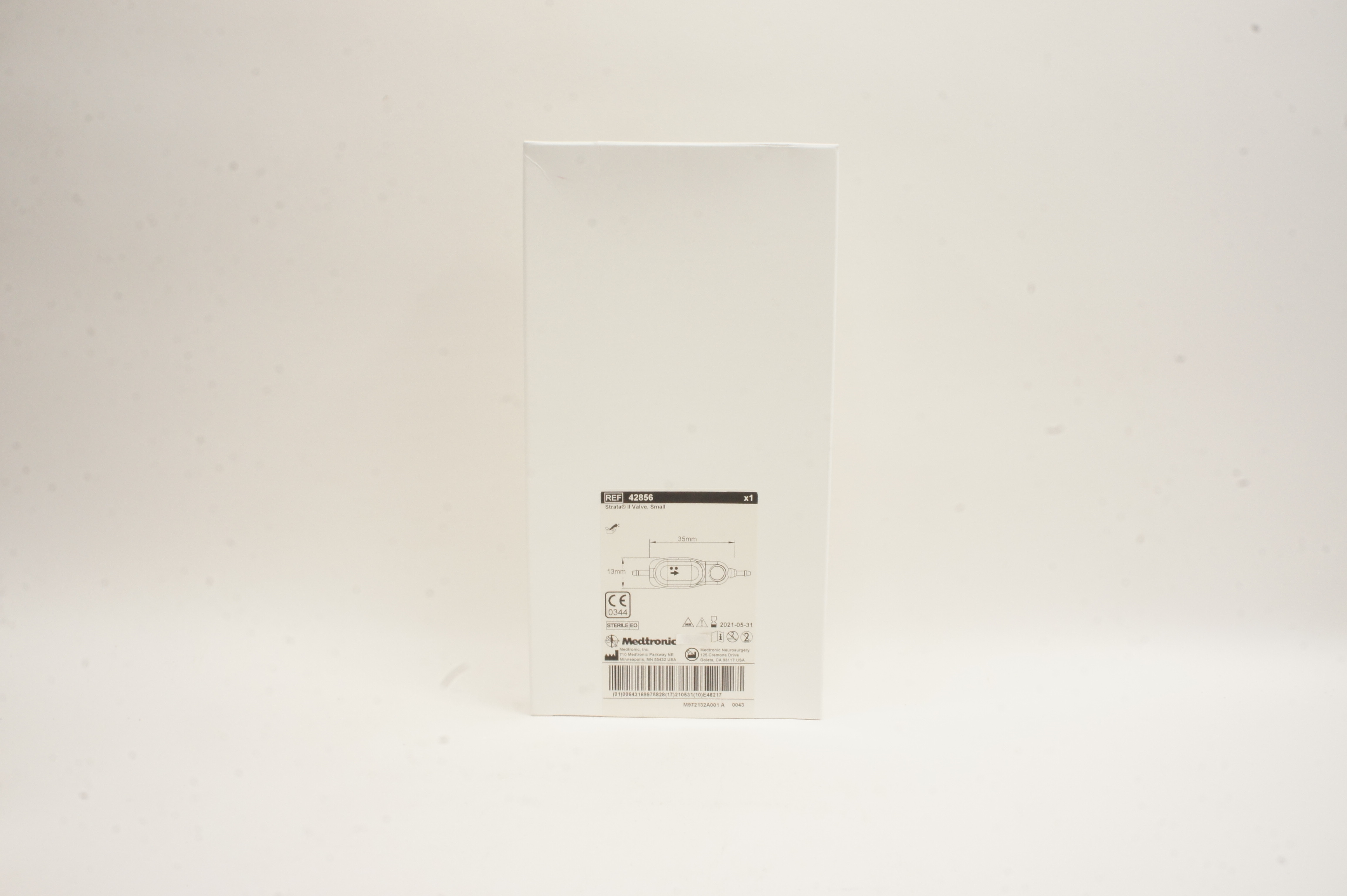 Medtronic 42856 Strata II Valve Small 13mm x 35mm (x)