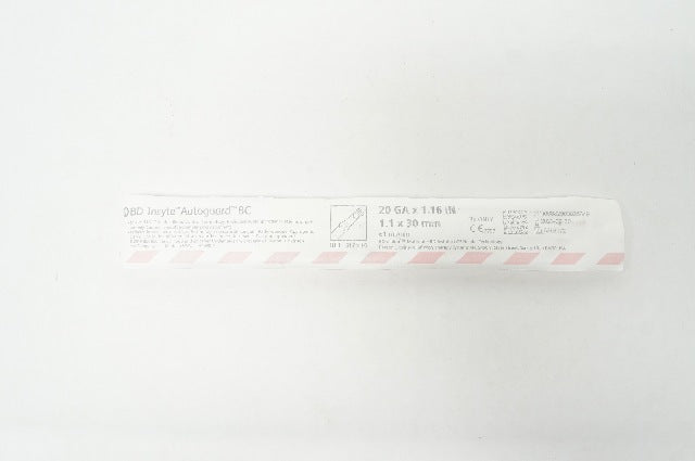BD 382534 Insyte Autoguard BC Shielded IV Cath. 20Ga x 1.16inch