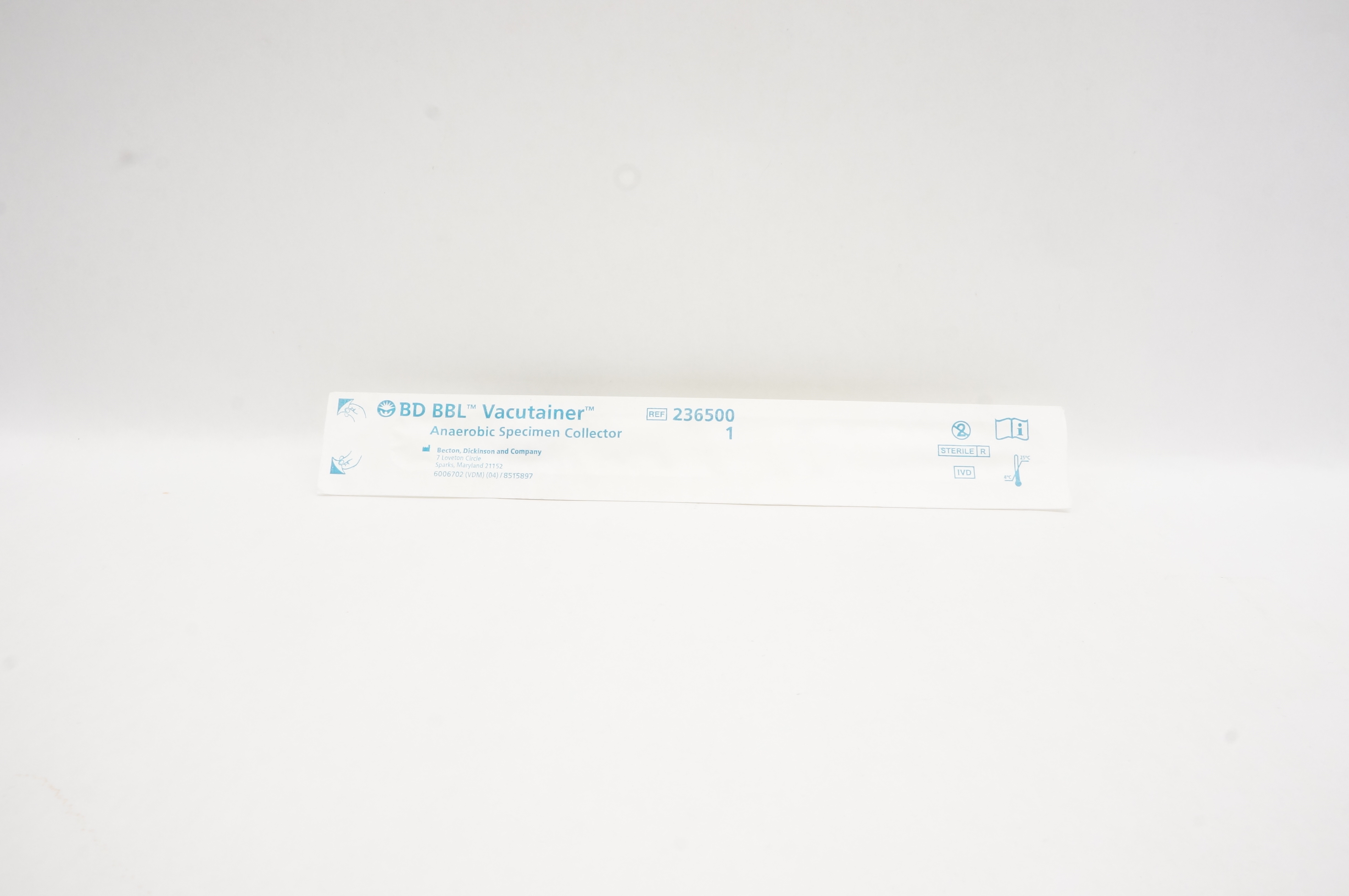 BD 236500 BBL Vacutainer Anaerobic Specimen Collector (x)