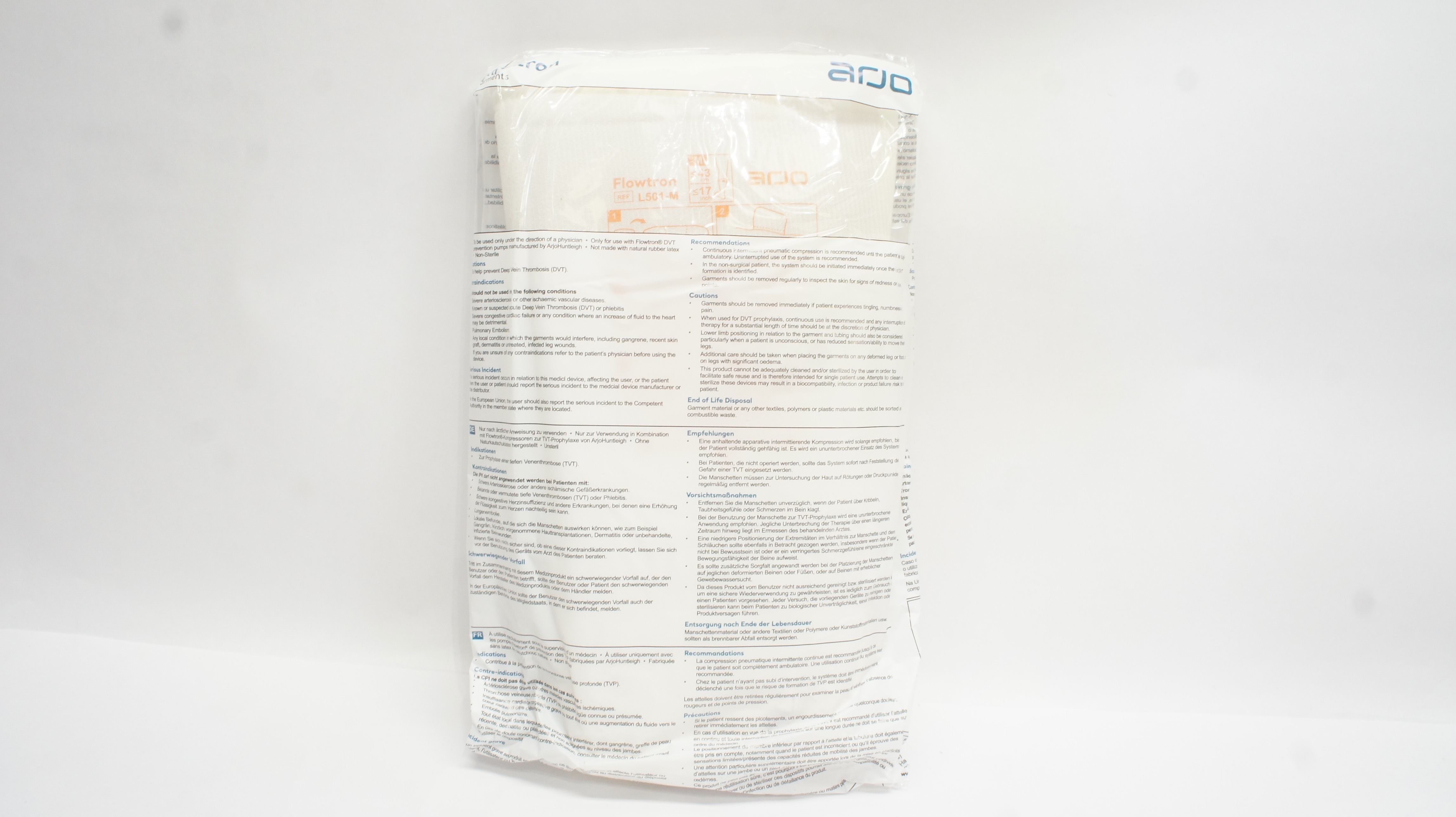 Arjohuntleigh L501-M Flowtron Garments M ≤17inch