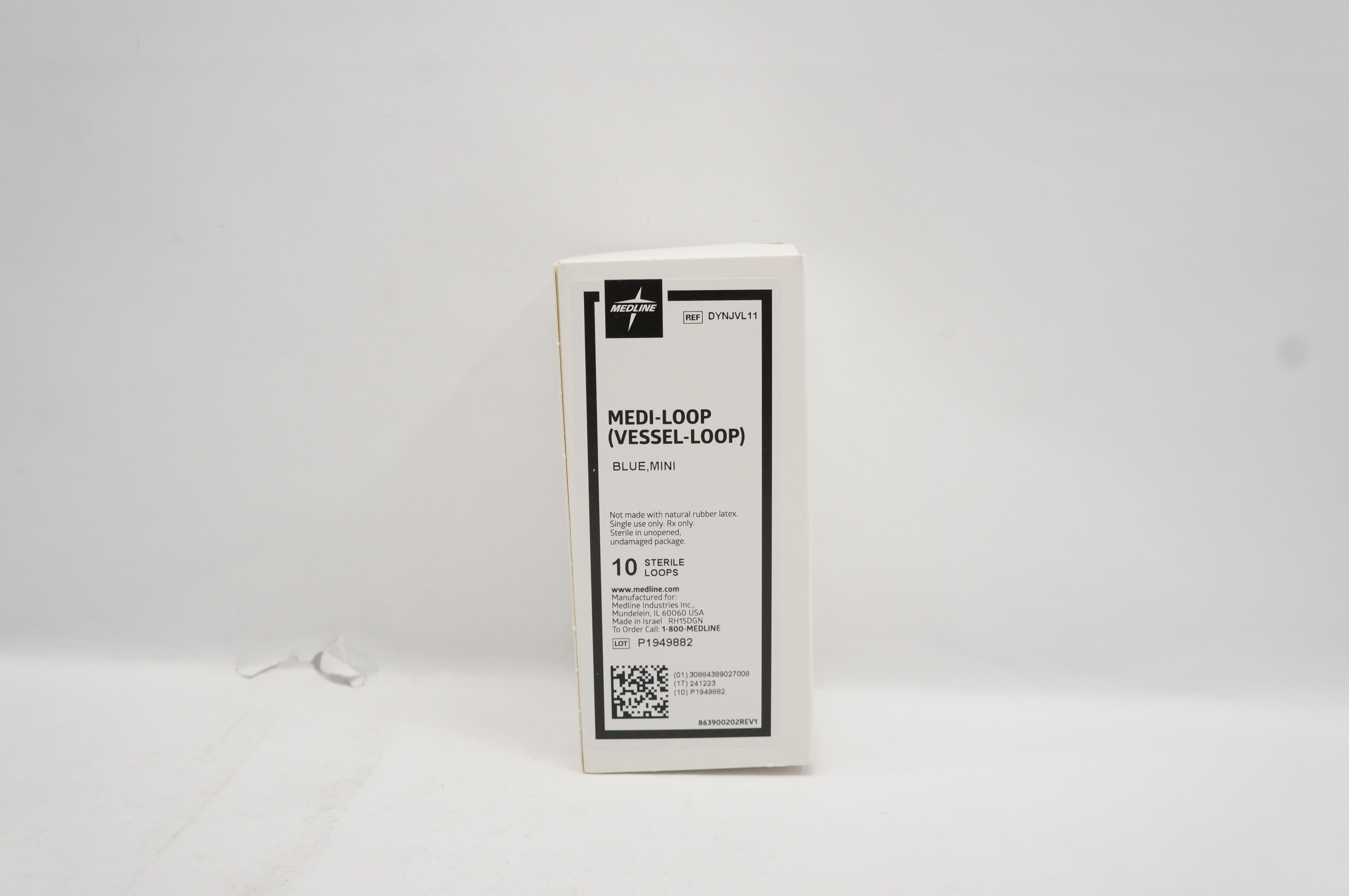 Medline DYNJVL11 Medi-Loop (vessel-Loop) Blue, Mini - Box of 10