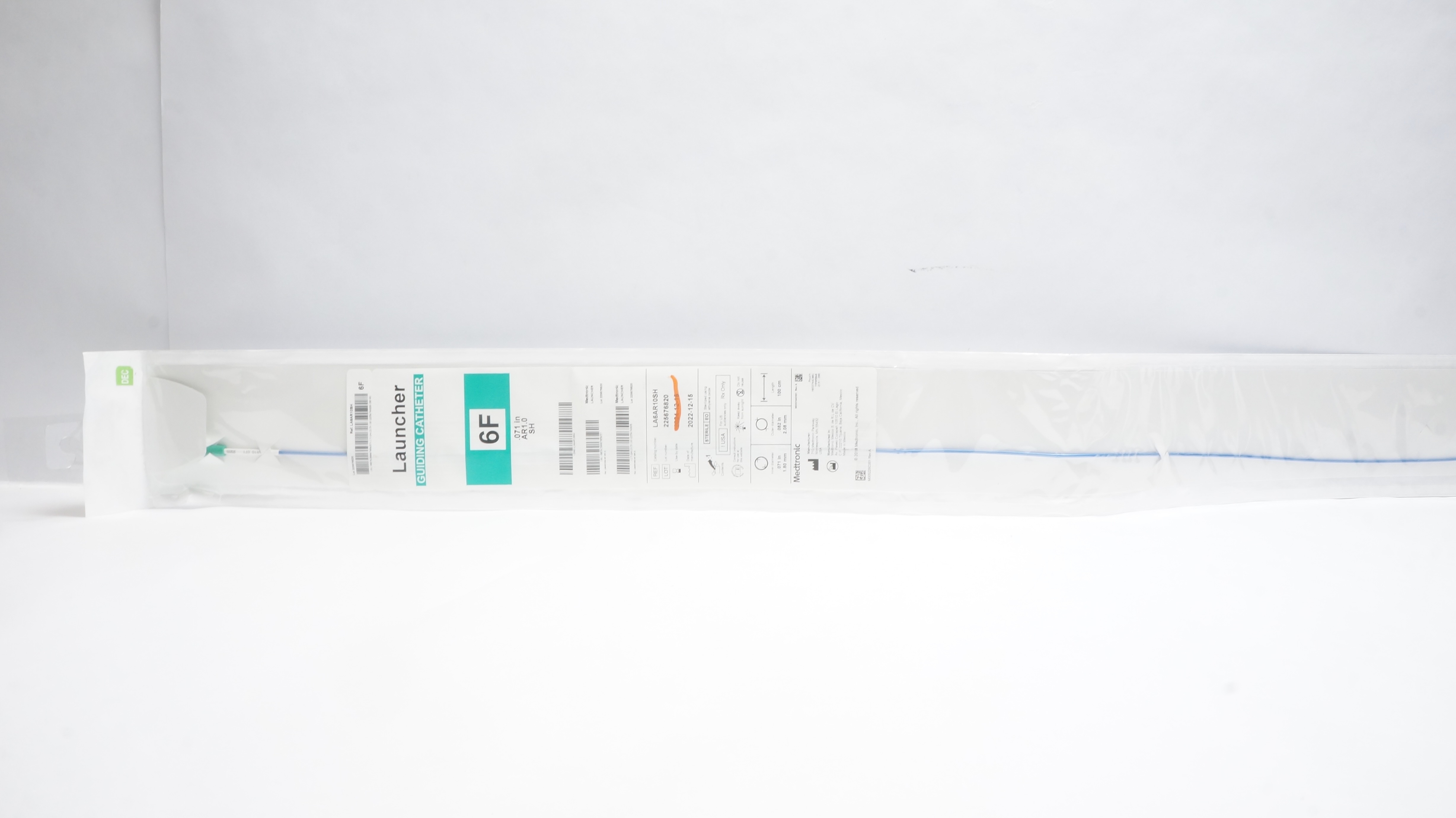 Medtronic LA6AR10SH Launcher Guiding Cath. 6F x .071inch x 100cm (x)