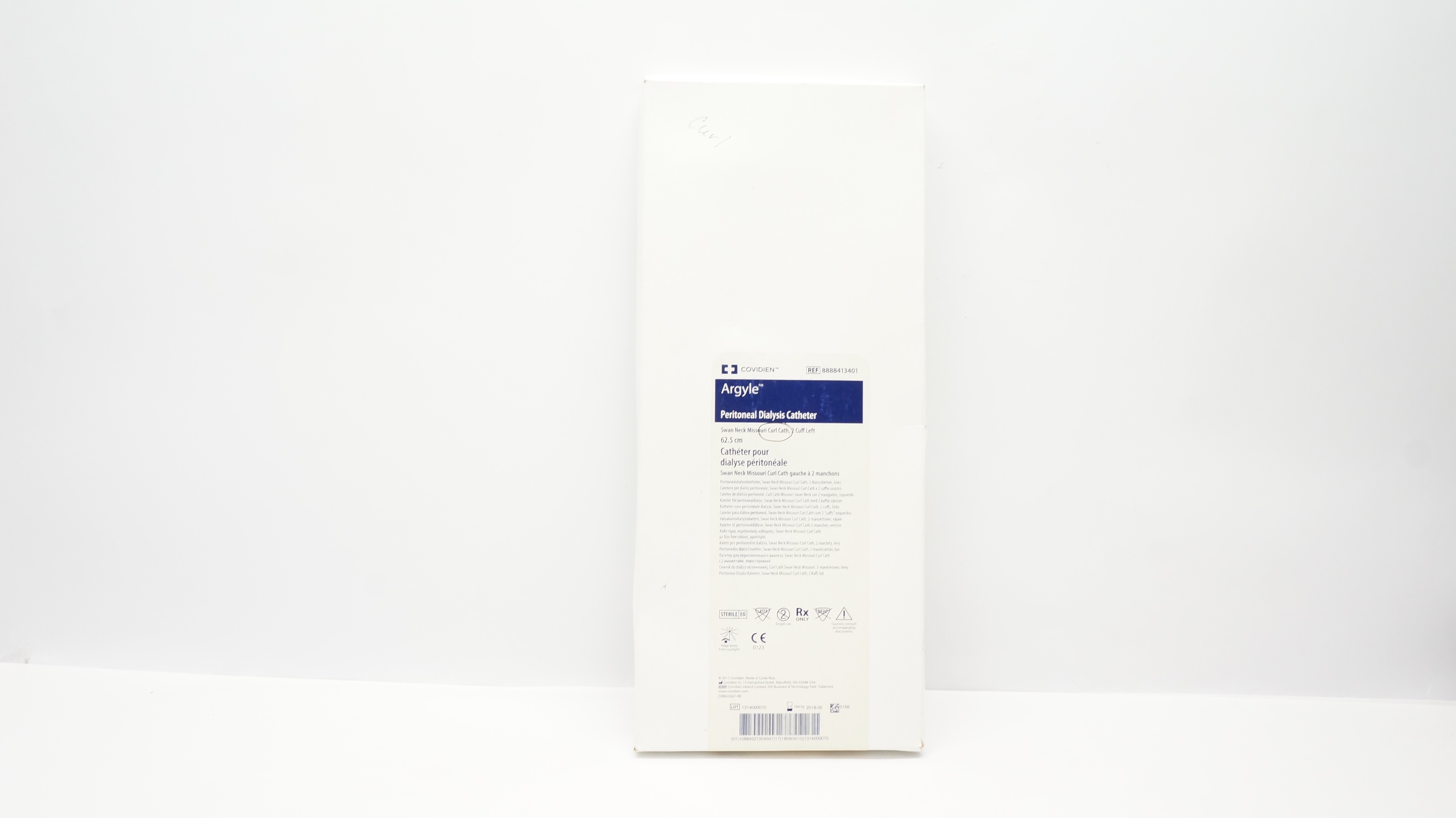 Covidien 8888413401 Argyle Peritoneal Dialysis Cath. 62.5cm (x)