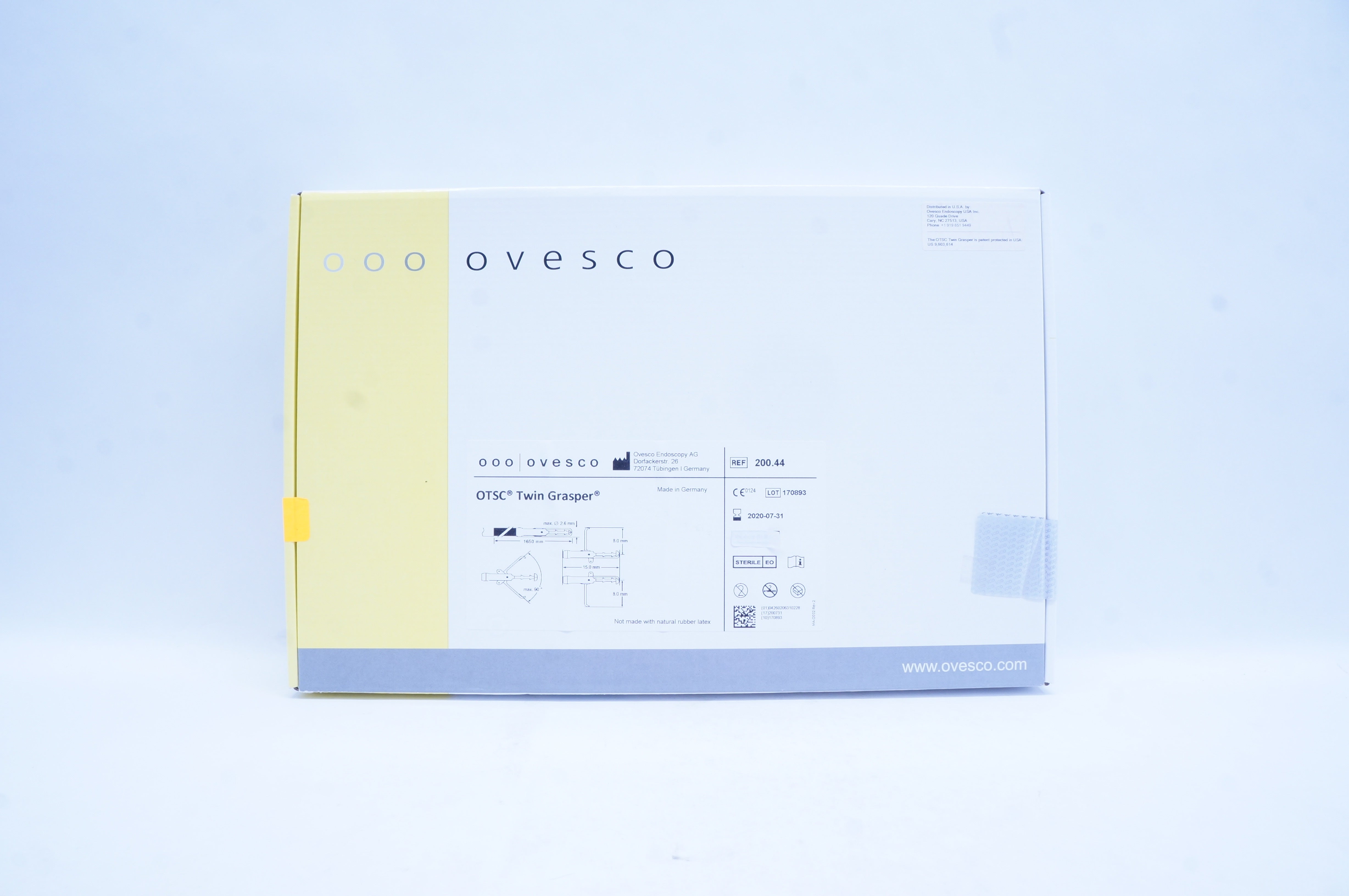 Ovesco Endoscopy 200.44 OTSC Twin Grasper 2.6mm OD x 1650mm (x)